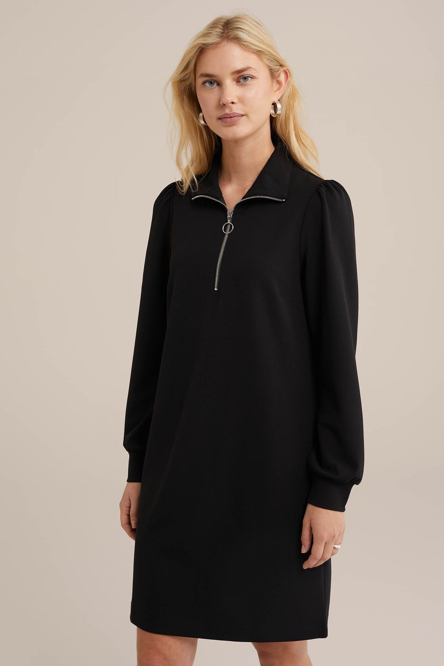 DRESS MIDI BLACK 1