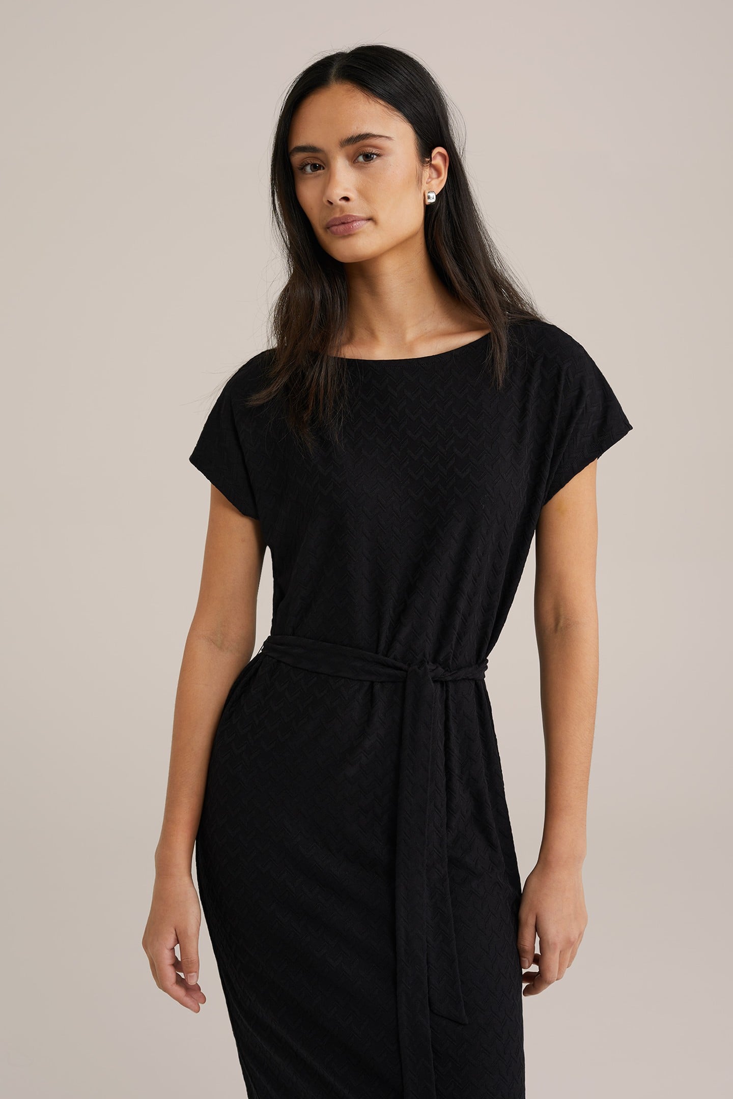 DRESS MIDI BLACK 1