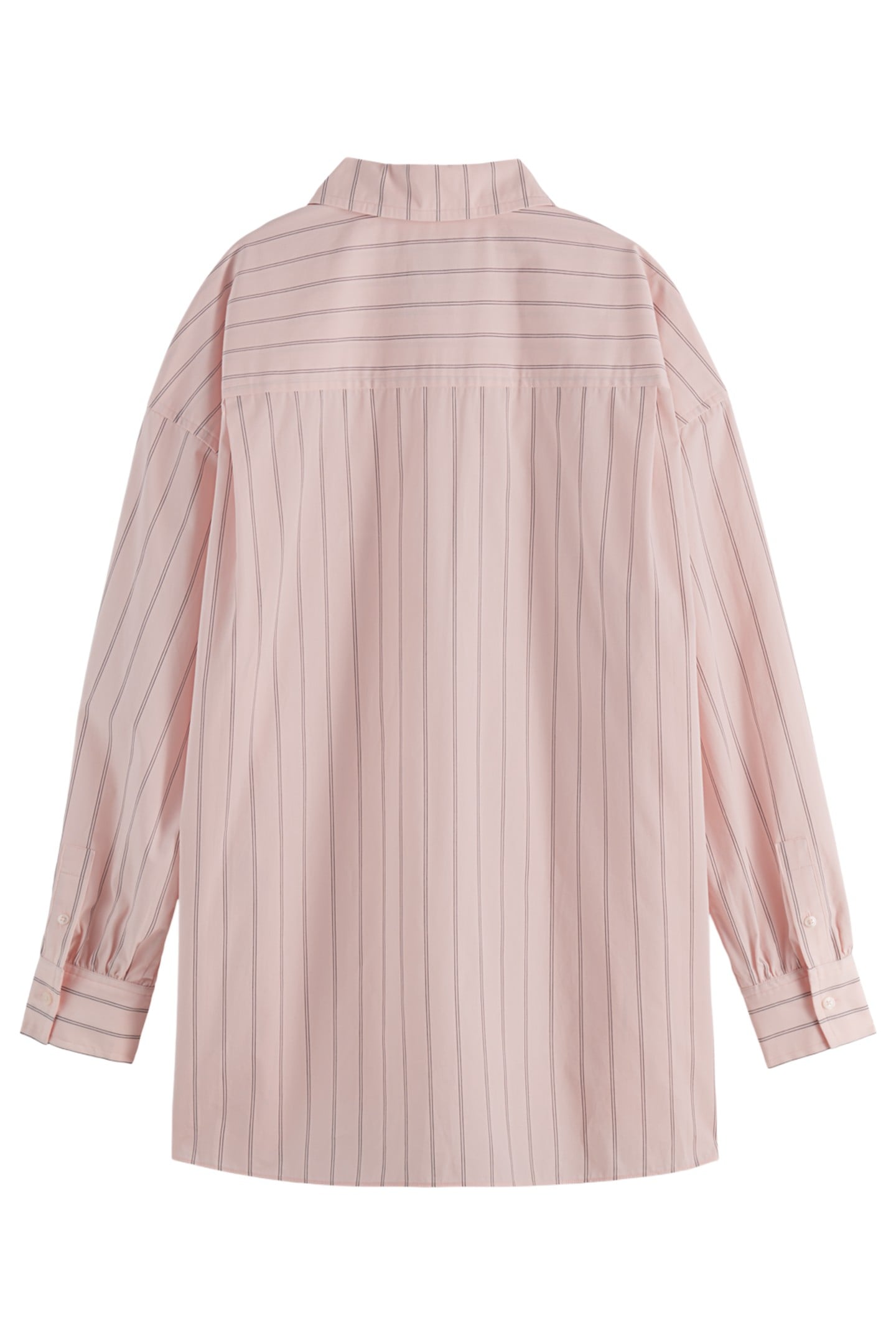 STRIPED GIRLFRIEND POPLIN SHIRT SHIRTING PINK/ CHARCOAL STRI 2
