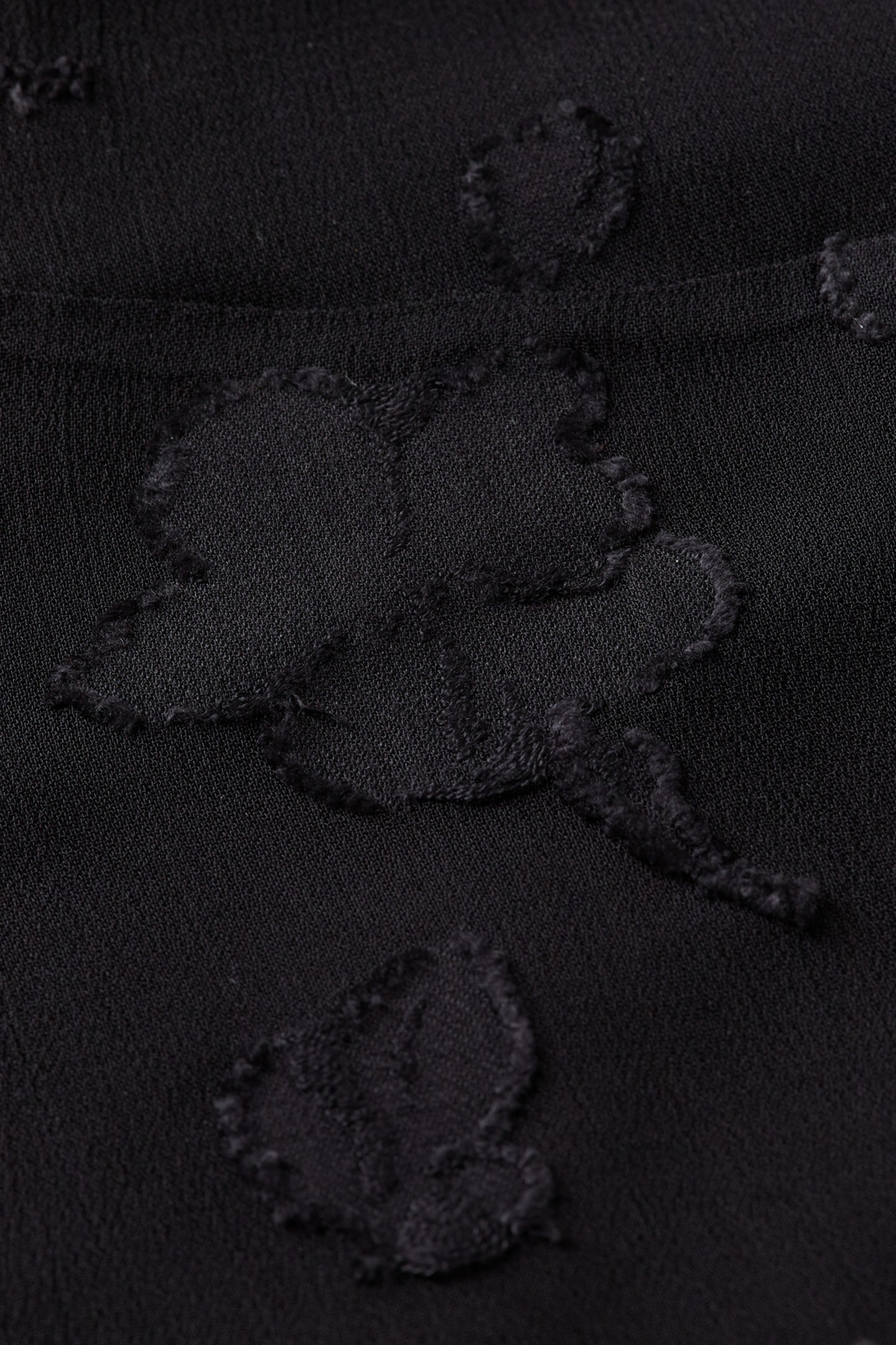 RUFFLE TANK BLACK 6