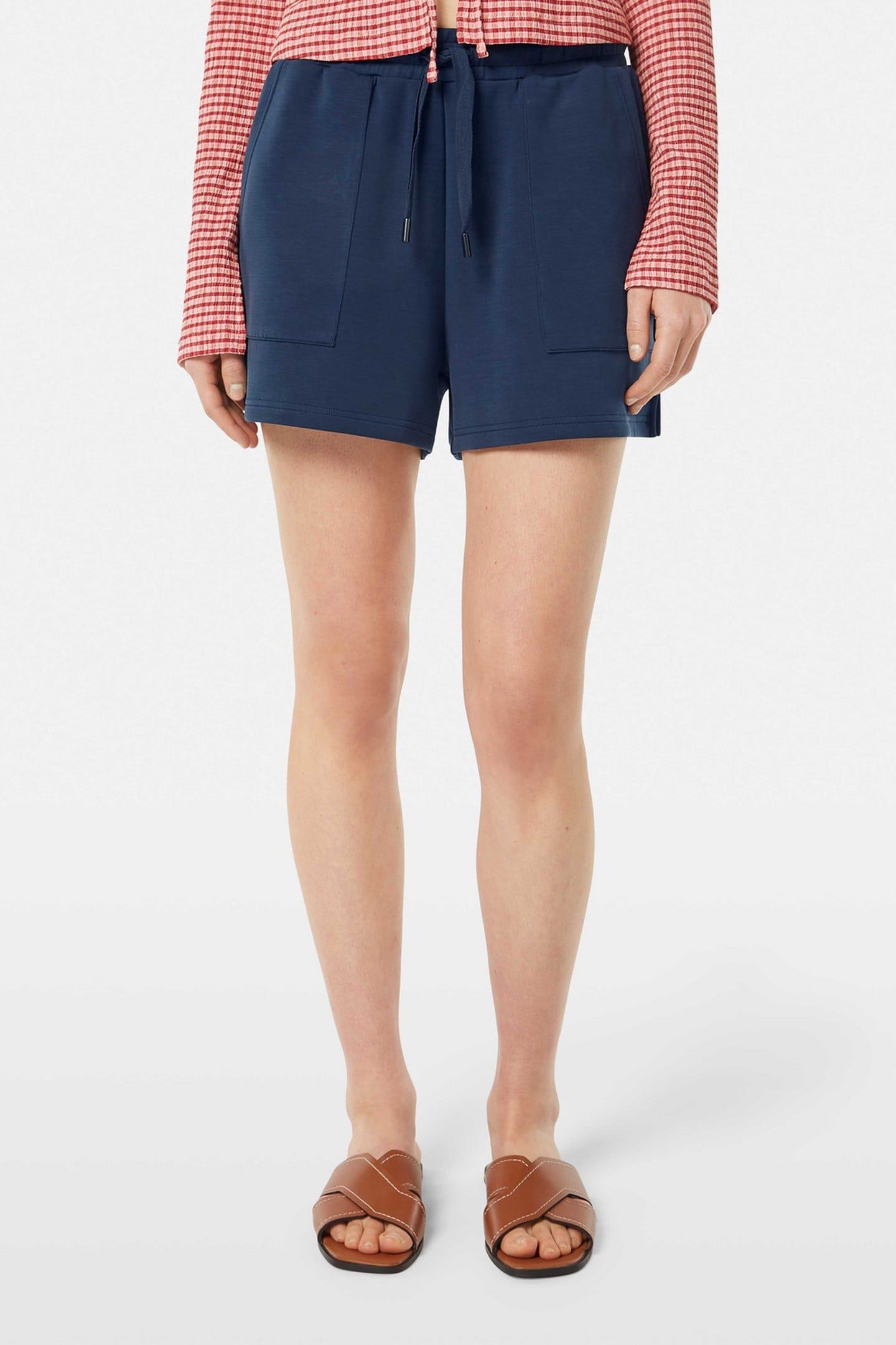 TENCEL SHORTS ROADSIDE RED 2