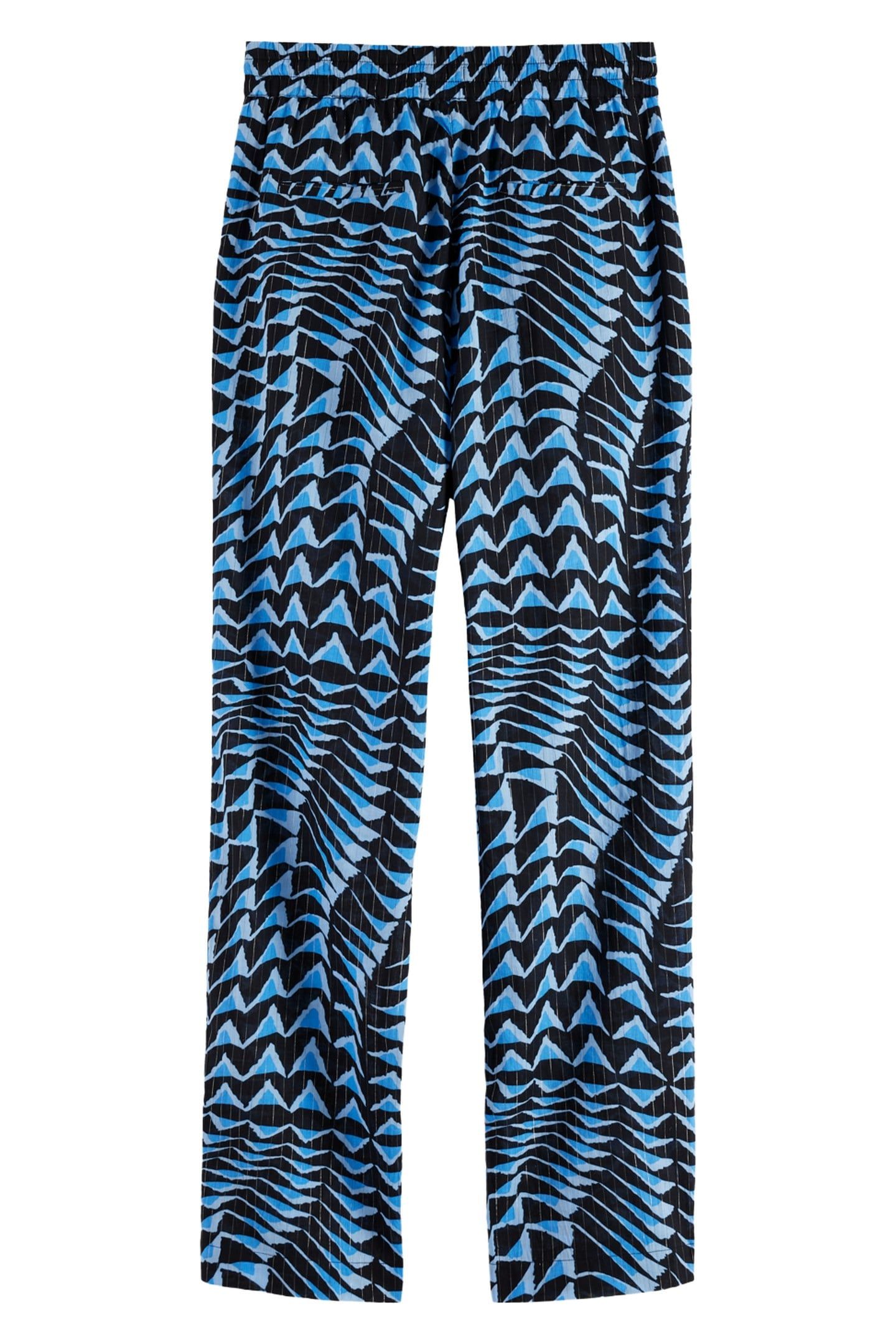 MID-RISE PULL-ON BEACH PANT HOUSE OF MIRRORS BLUE 5