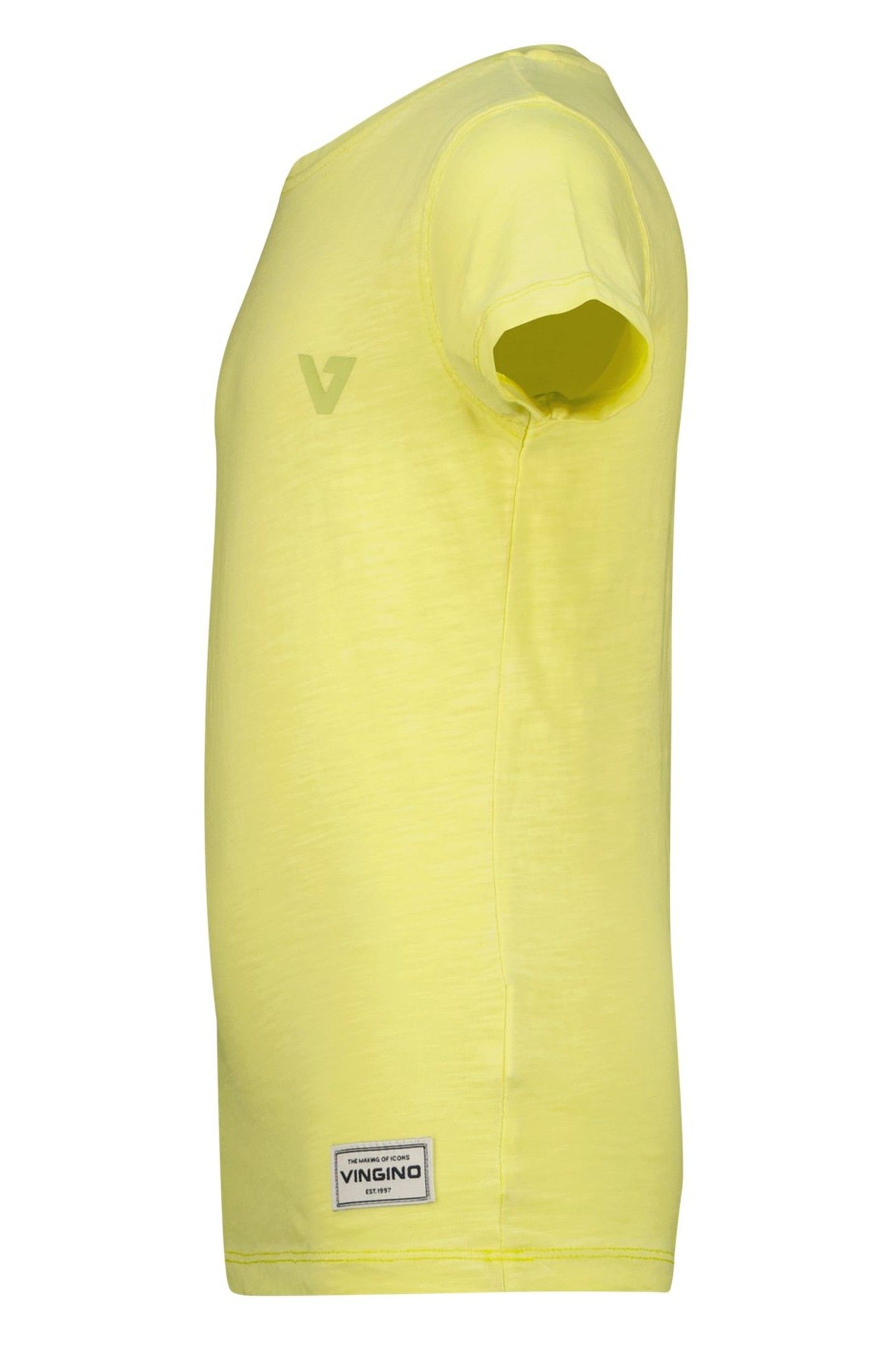 BOYS HELANGE T-SHIRT PALE LIME YELLOW 3