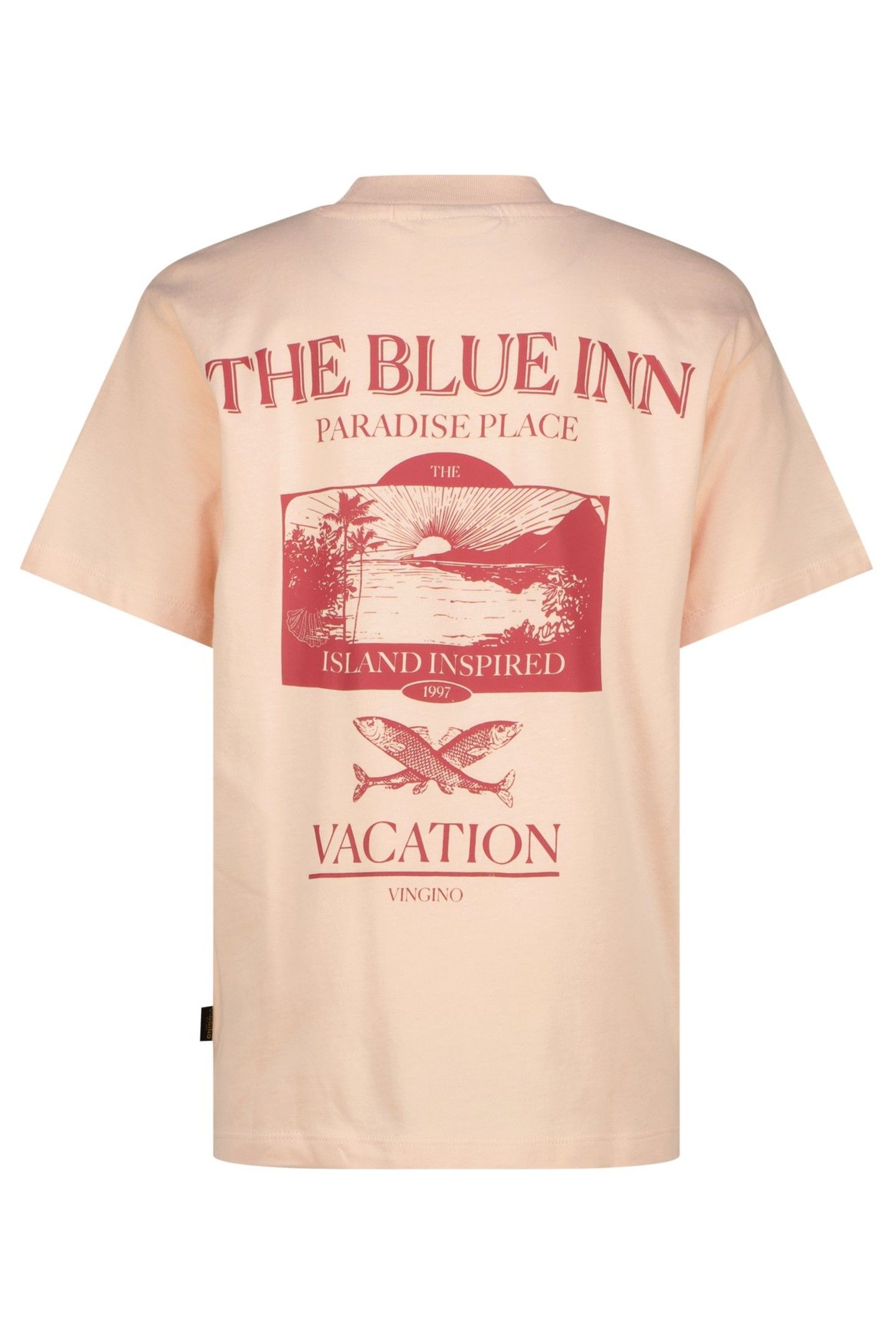 BOYS HENSOS T-SHIRT PALE BLUSH 2