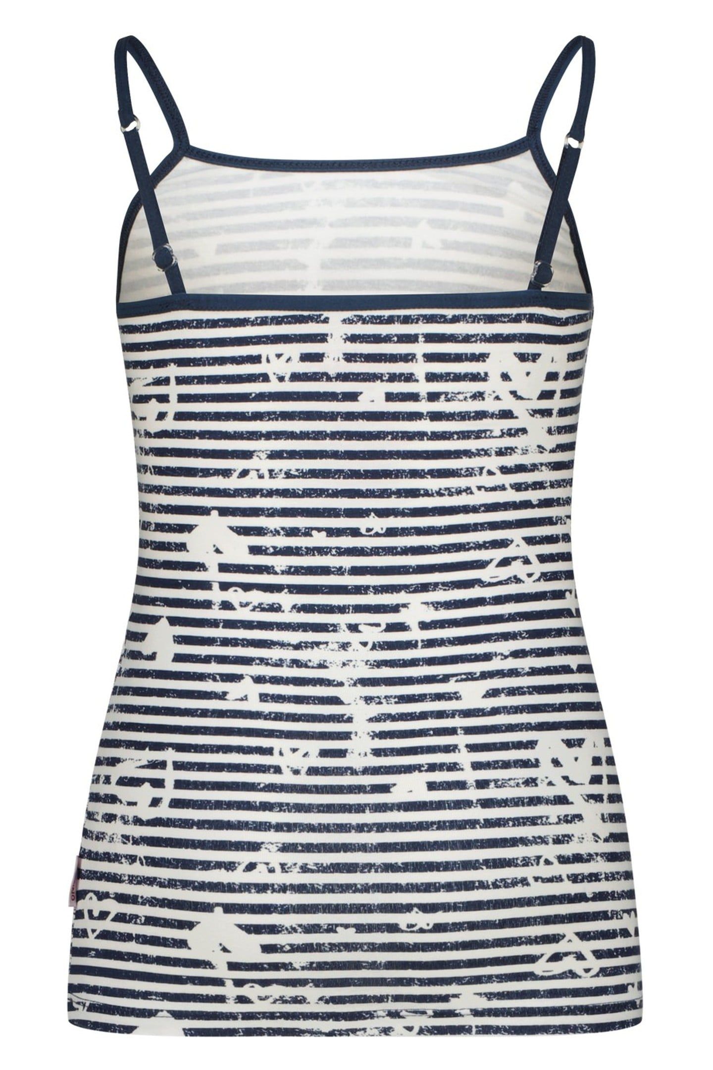 GIRLS G-SO26-5 STRIPE SINGLET SET UNDERWEAR SET DARK BLUE 4