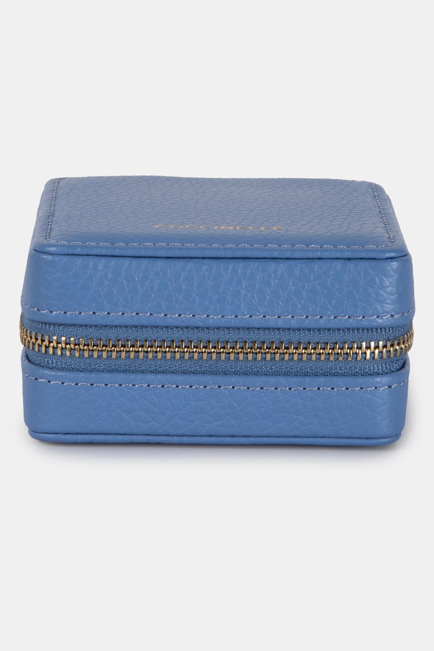 LEATHER JEWELLERY BOX IN BLUE 2
