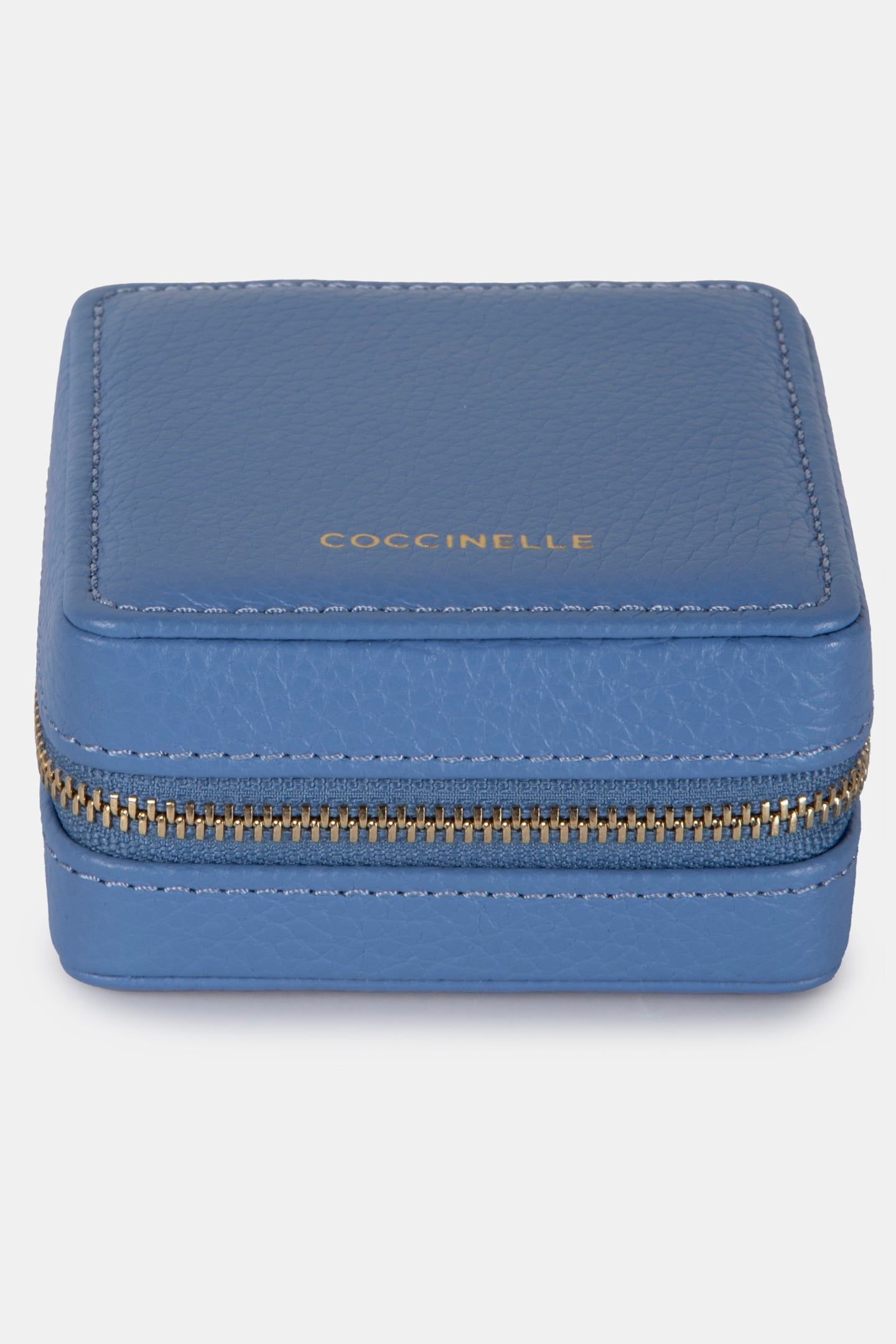 LEATHER JEWELLERY BOX IN BLUE 1