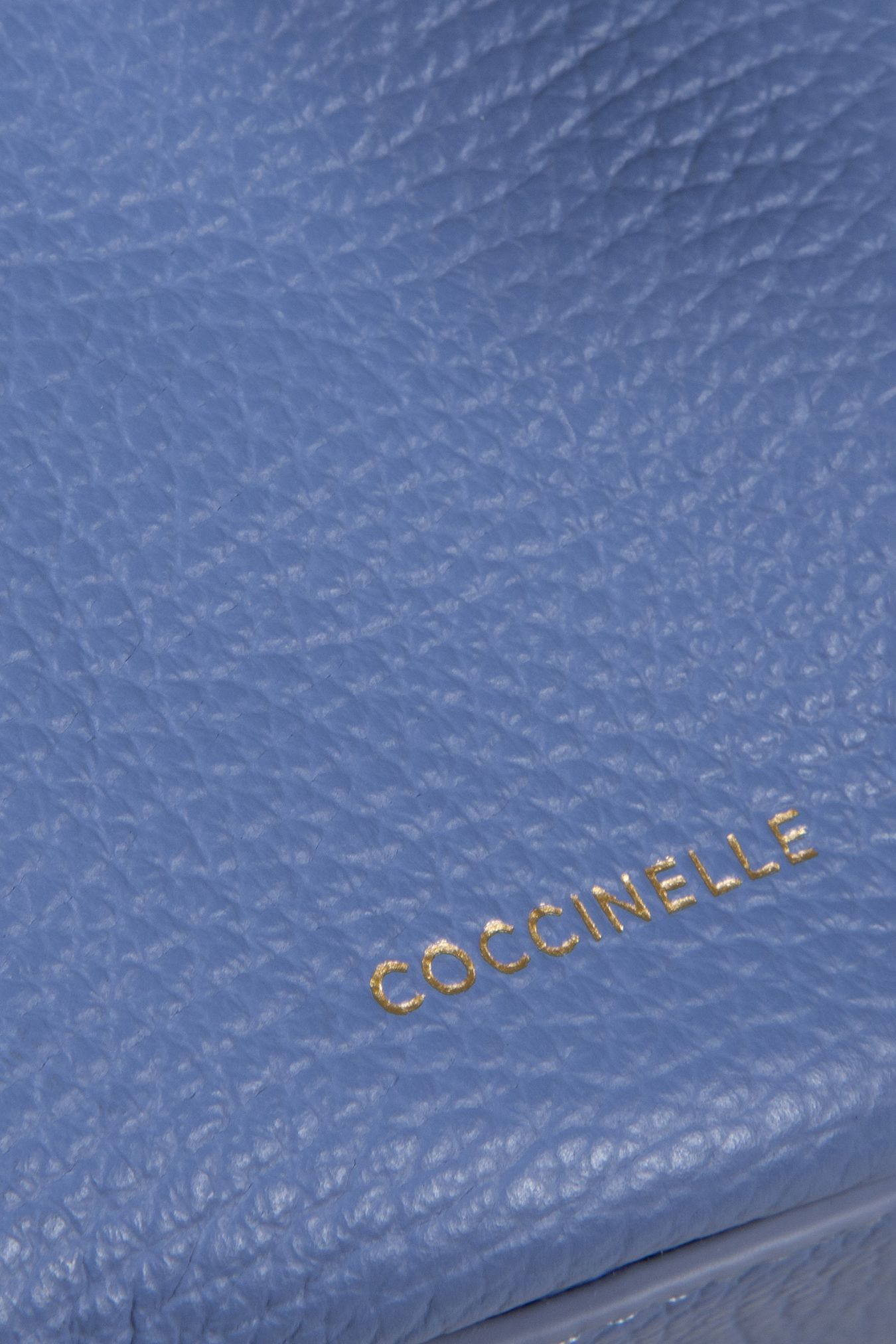 GRAINED LEATHER CROSS BODY BAG IN LIGHT BLUE 5