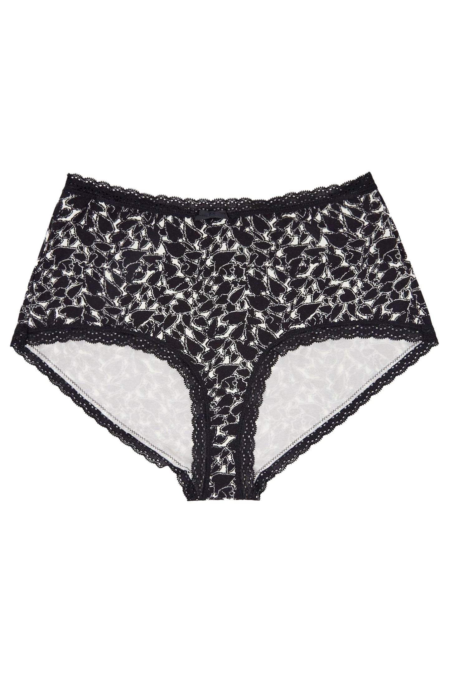 HIGH WAISTED SHORTIE BLACK MULTI 1