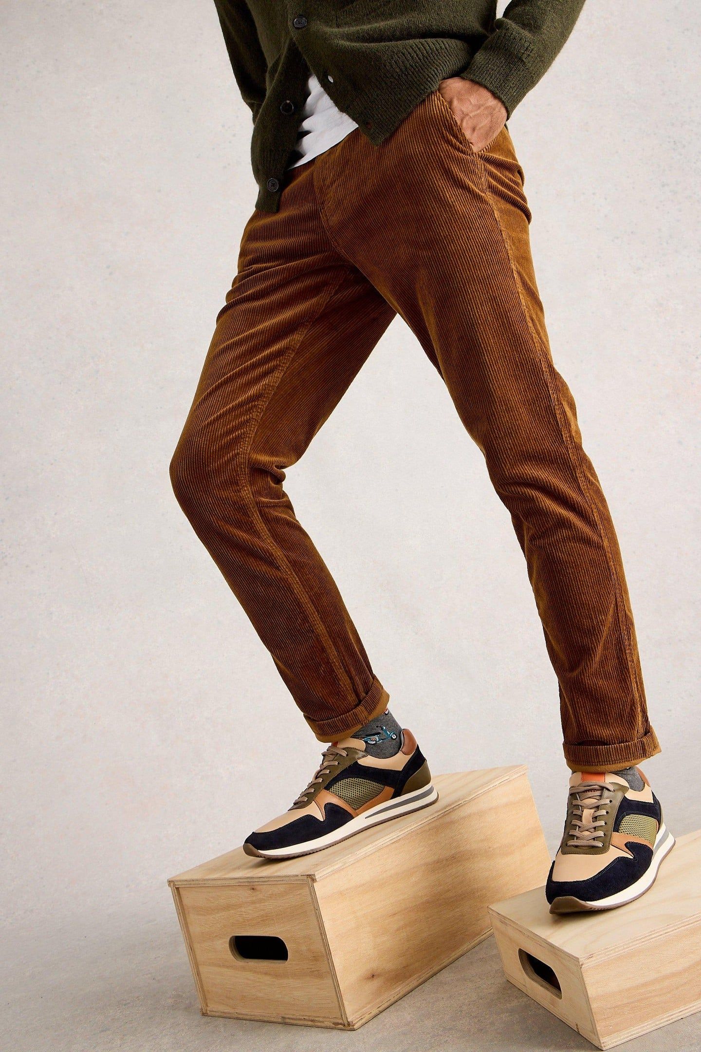 KIMBER CORD TROUSER MID TAN 5