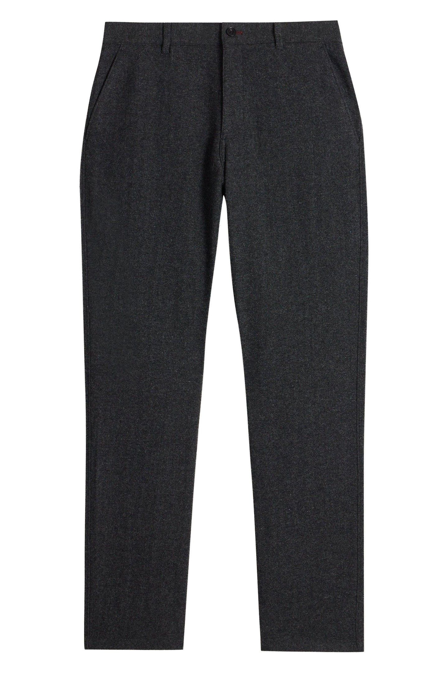 MCKAY WOOL TROUSER CHARCOAL GREY 4