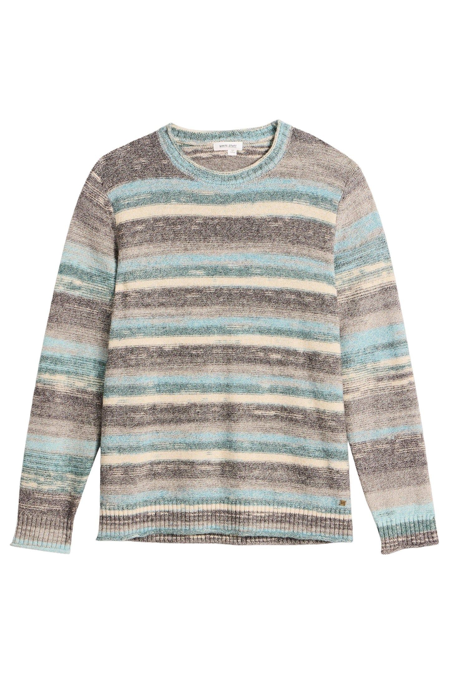 SPACEDYE KNITTED JUMPER BLUE MULTI 4