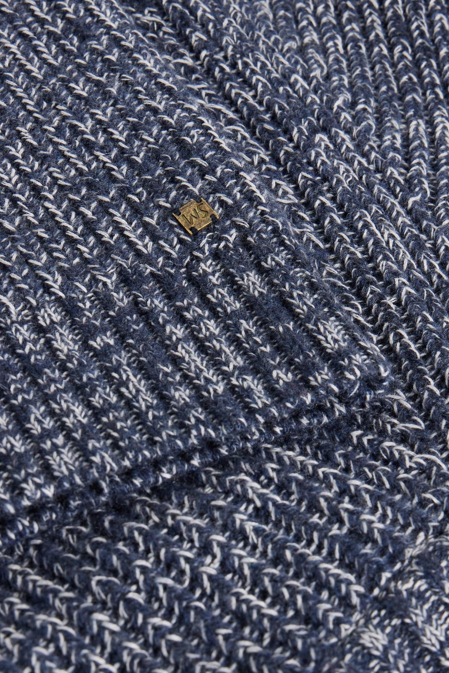 RYE TWISTED ZIP THROUGH NAVY MULTI 4