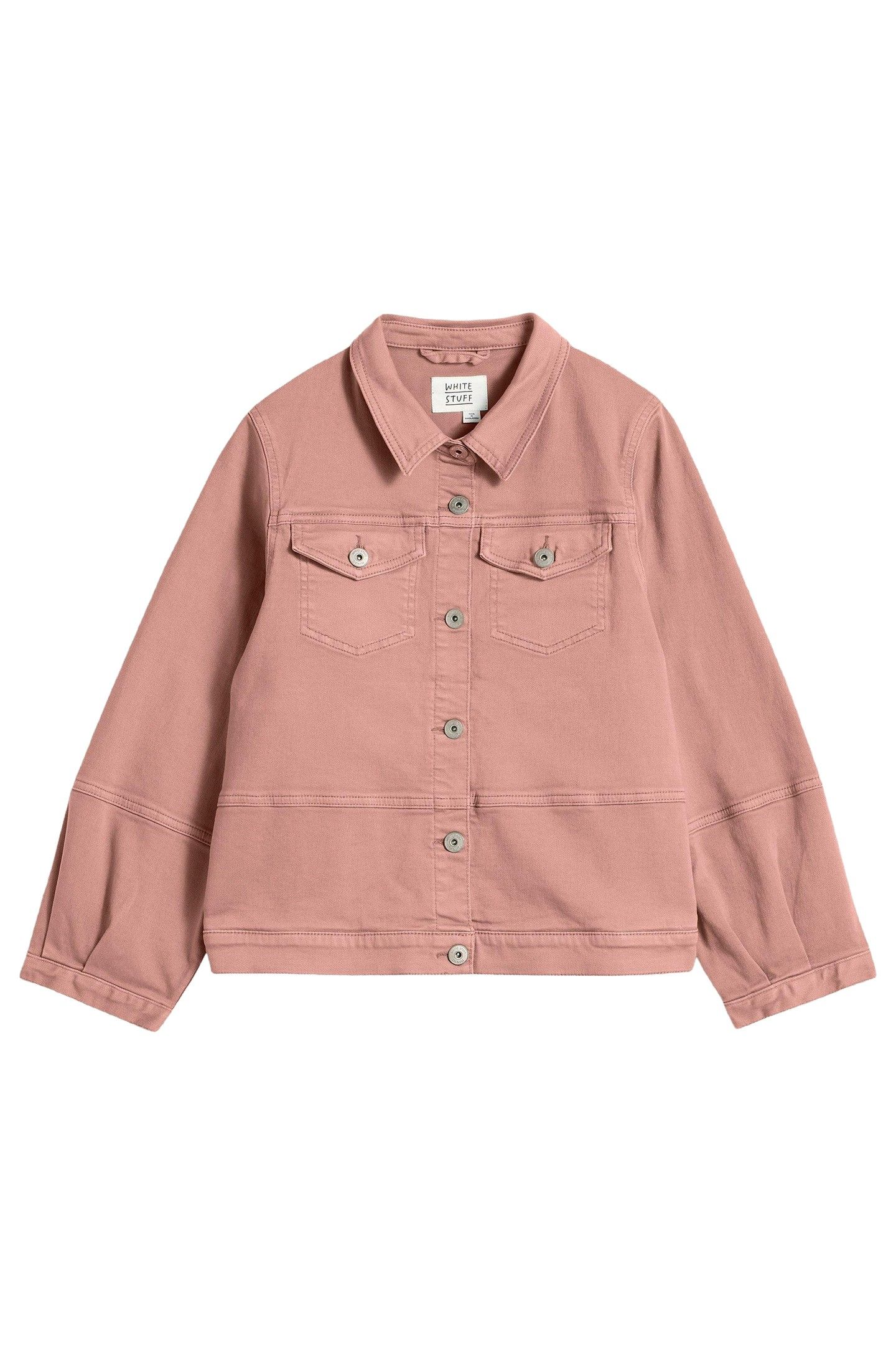 CAMILLE DENIM JACKET DUSTY PINK 4