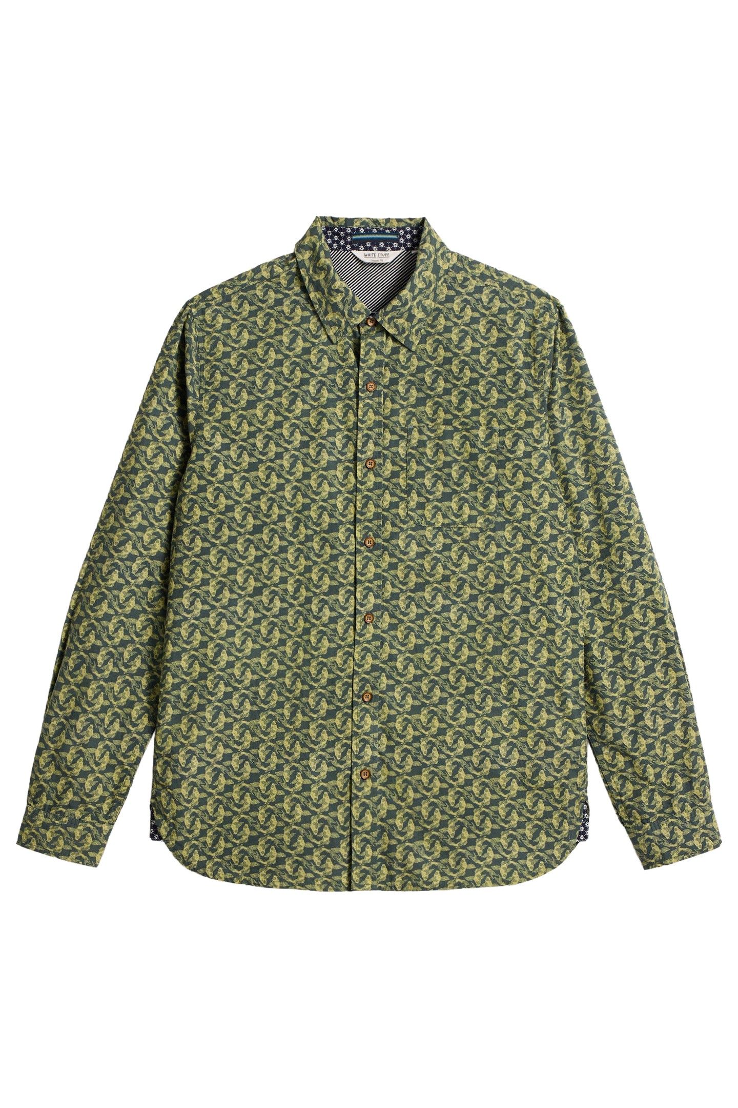 KOI FISH PRINTED SHIRT GREEN PRINT 4