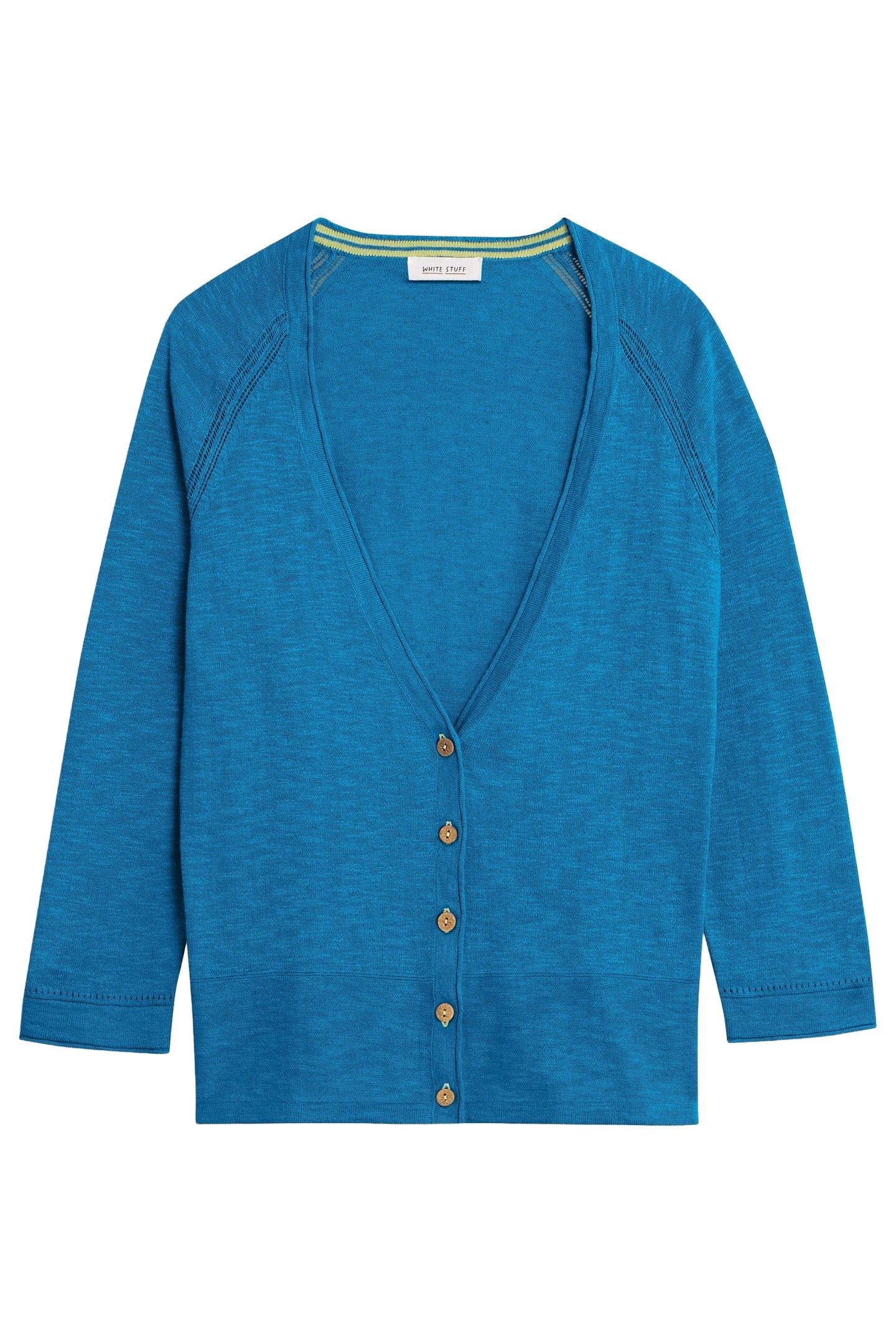 NARIA CARDI BRIGHT BLUE 4