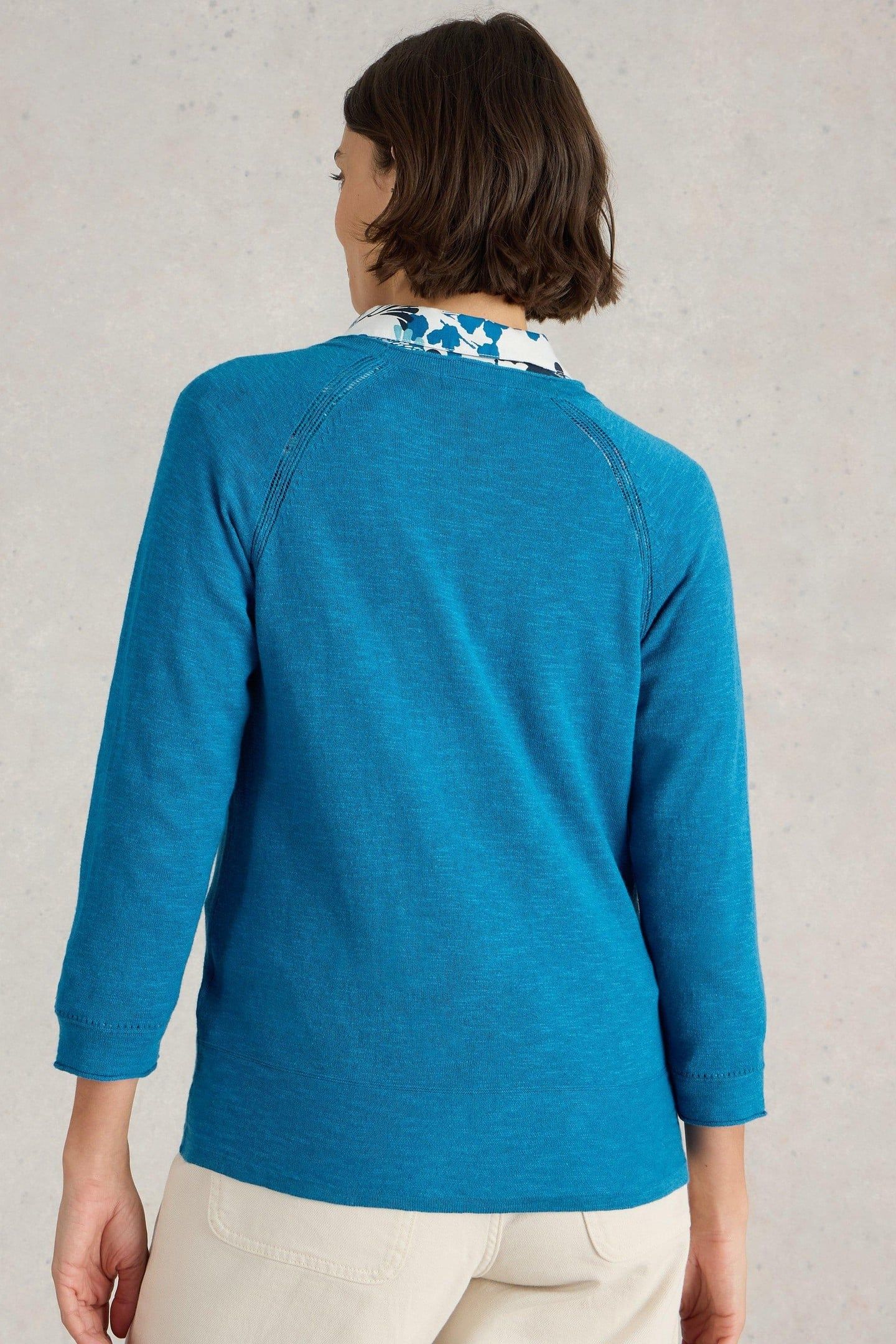 NARIA CARDI BRIGHT BLUE 3