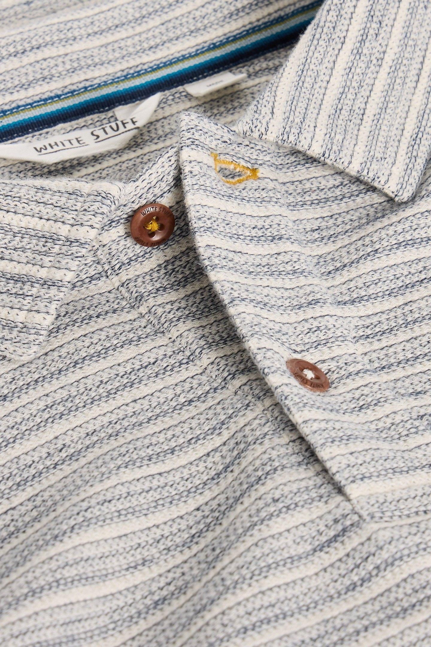 TAYLOR STRIPE POLO NAVY MULTI 5