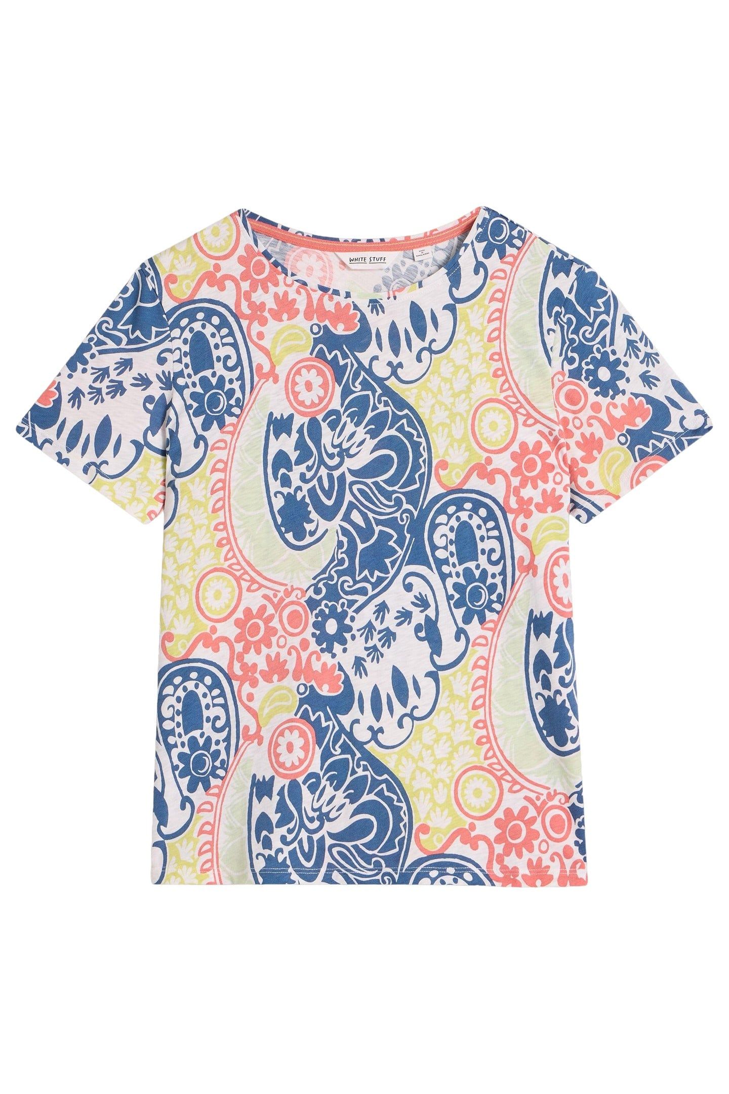 ABBIE TEE NAVY MULTI 4