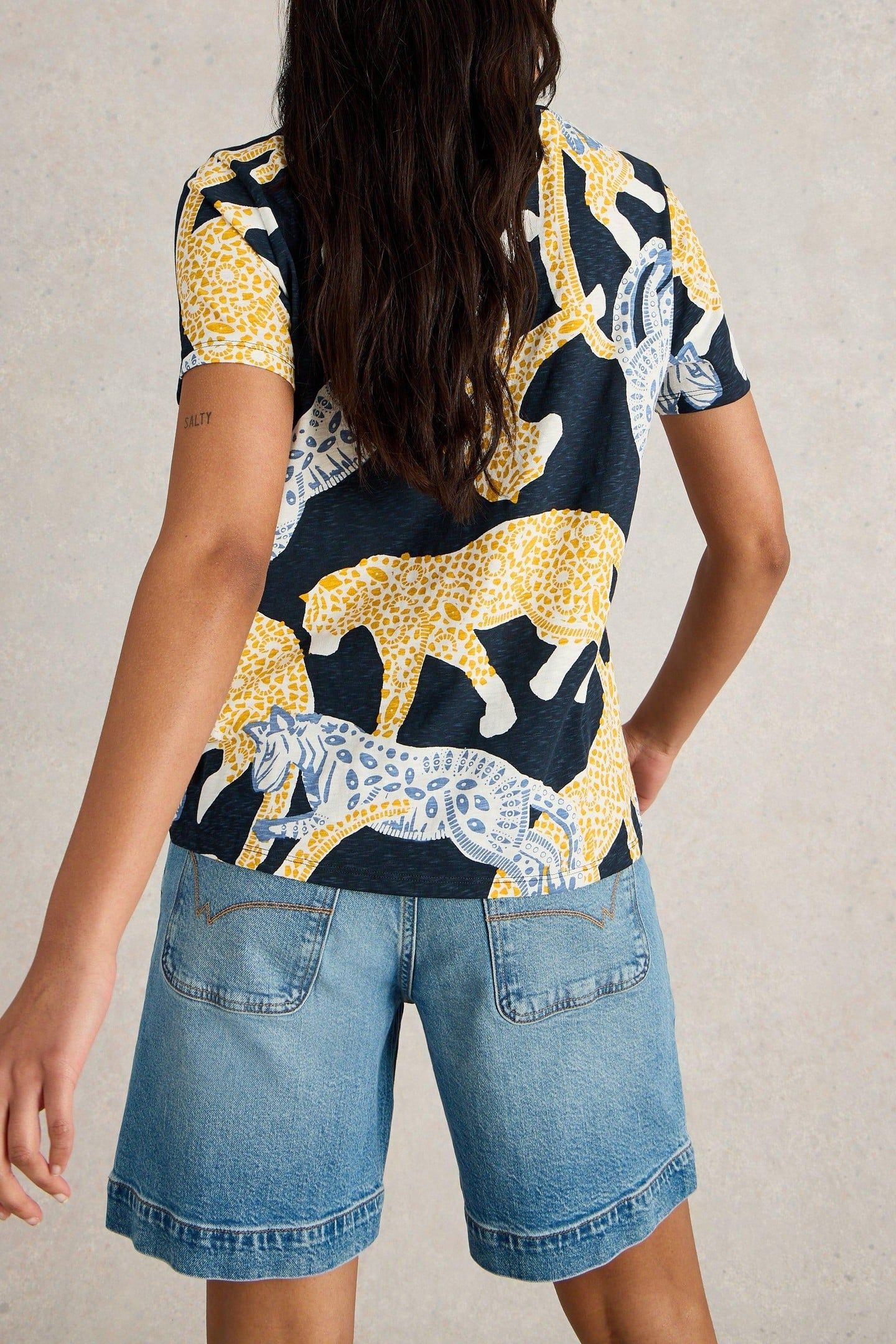 ABBIE TEE NAVY PRINT 3