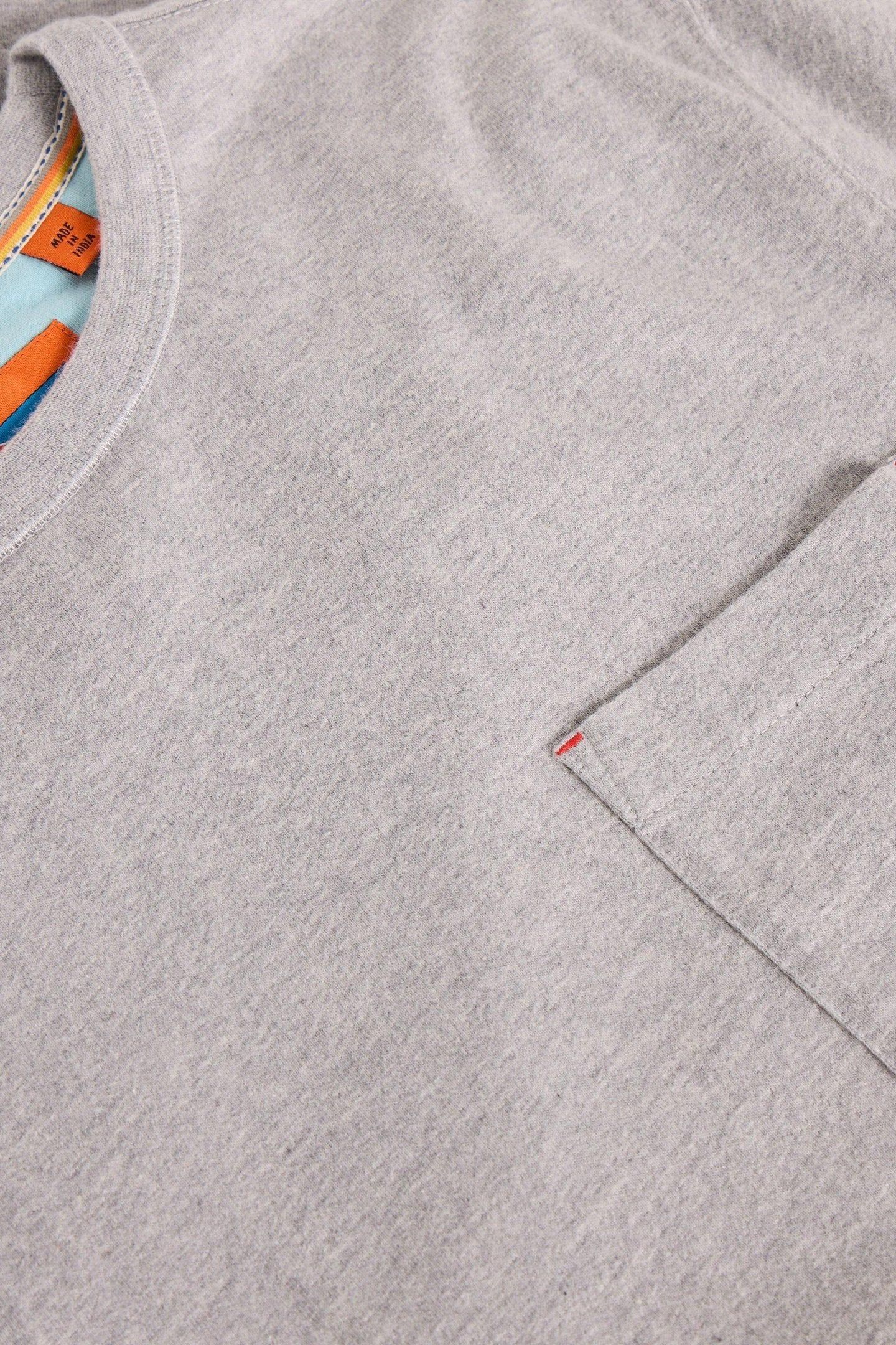 POCKET TEE GREY PRINT 4