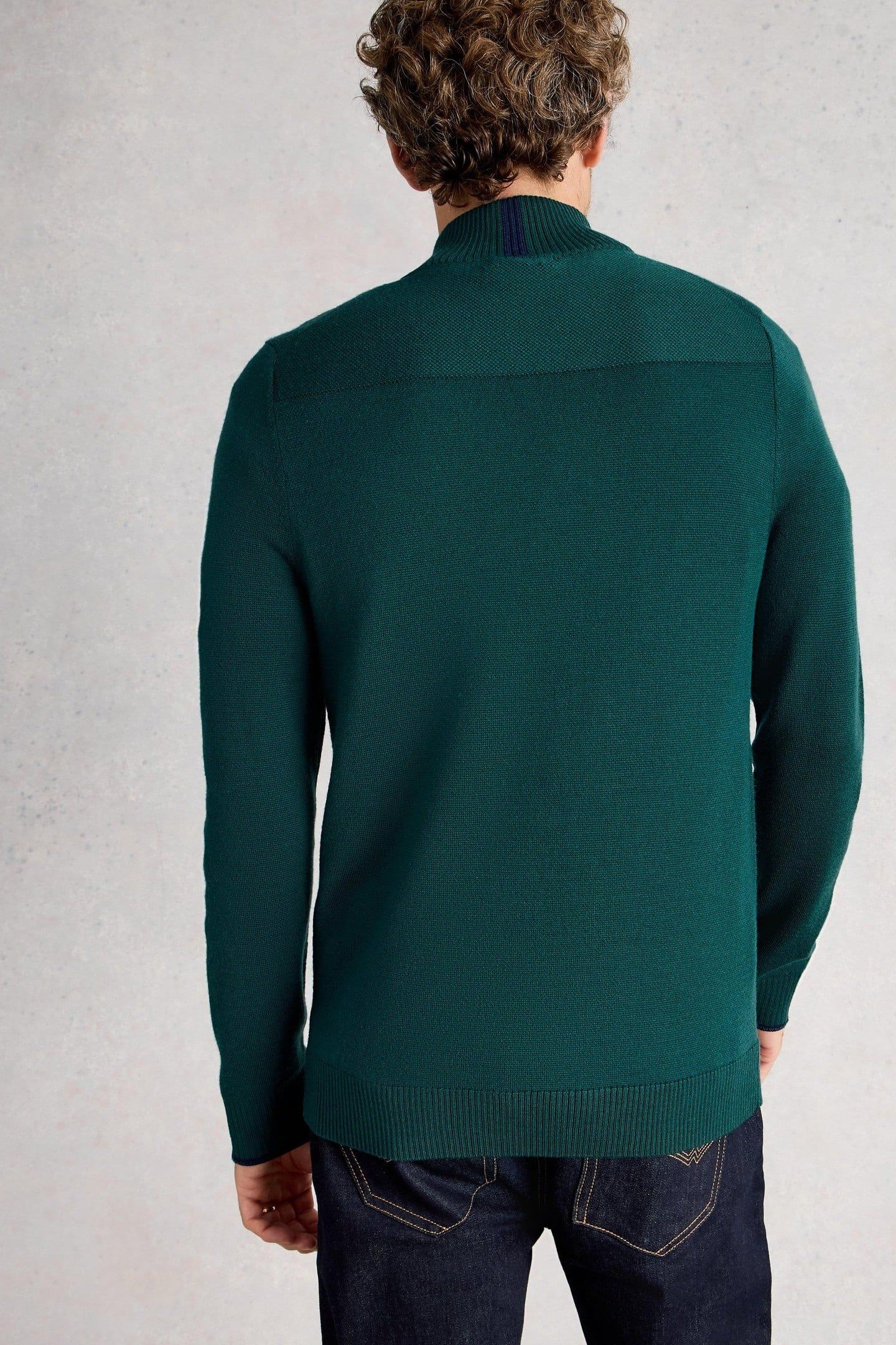 NEWPORT MERINO FUNNEL EMERALD GREEN 3