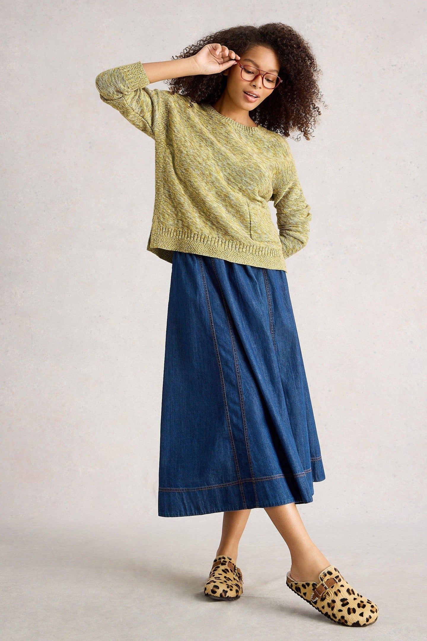 VICTORIA JUMPER CHARTREUSE MULTI 2