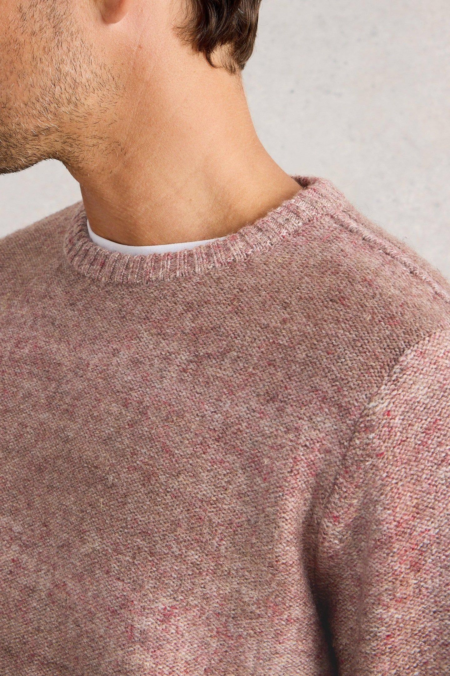 OMBRE CREW NECK MID PINK 5