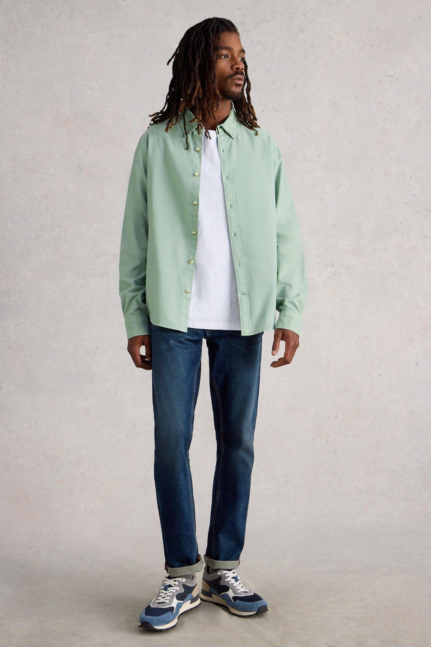 BRUTON OXFORD SHIRT LIGHT GREEN 3