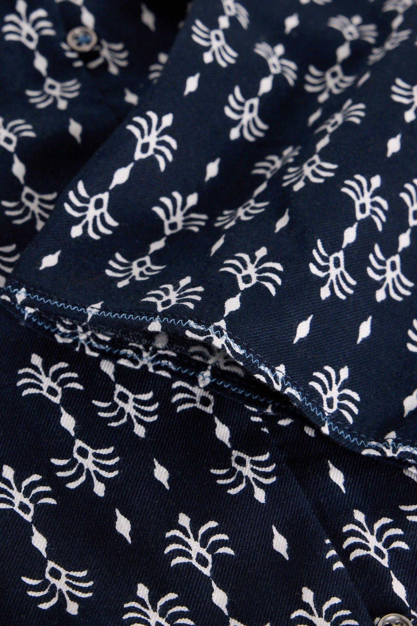 RAE ORGANIC COTTON TOP NAVY PRINT 4