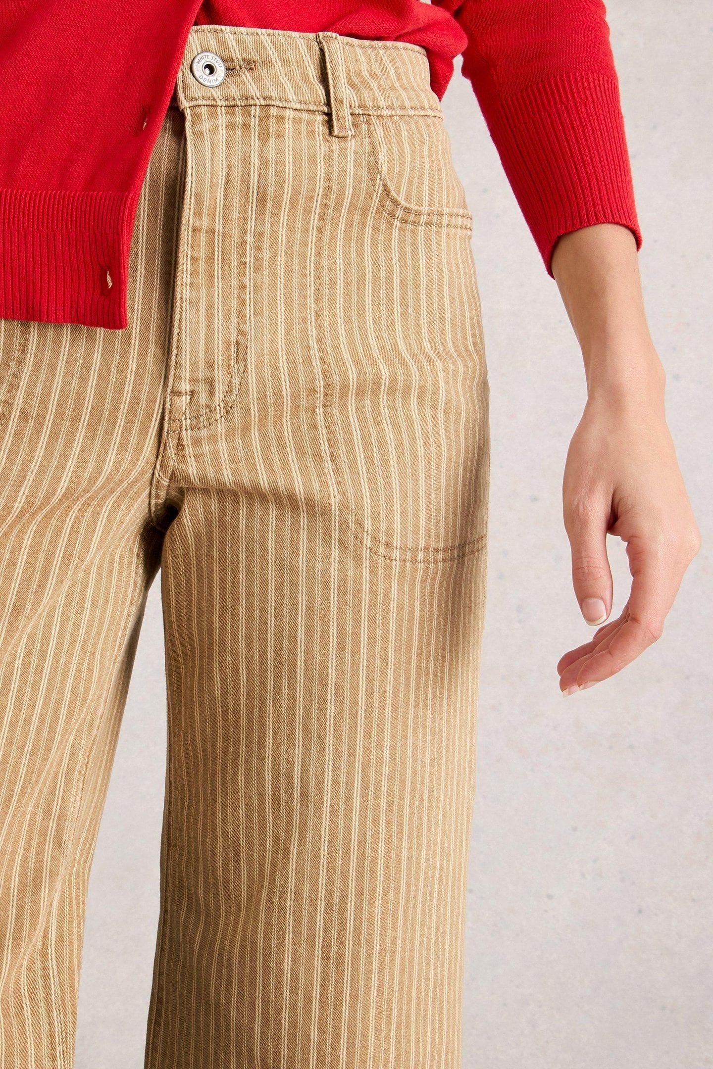 TIA WIDE LEG CROP JEAN CHARTREUSE MULTI 3