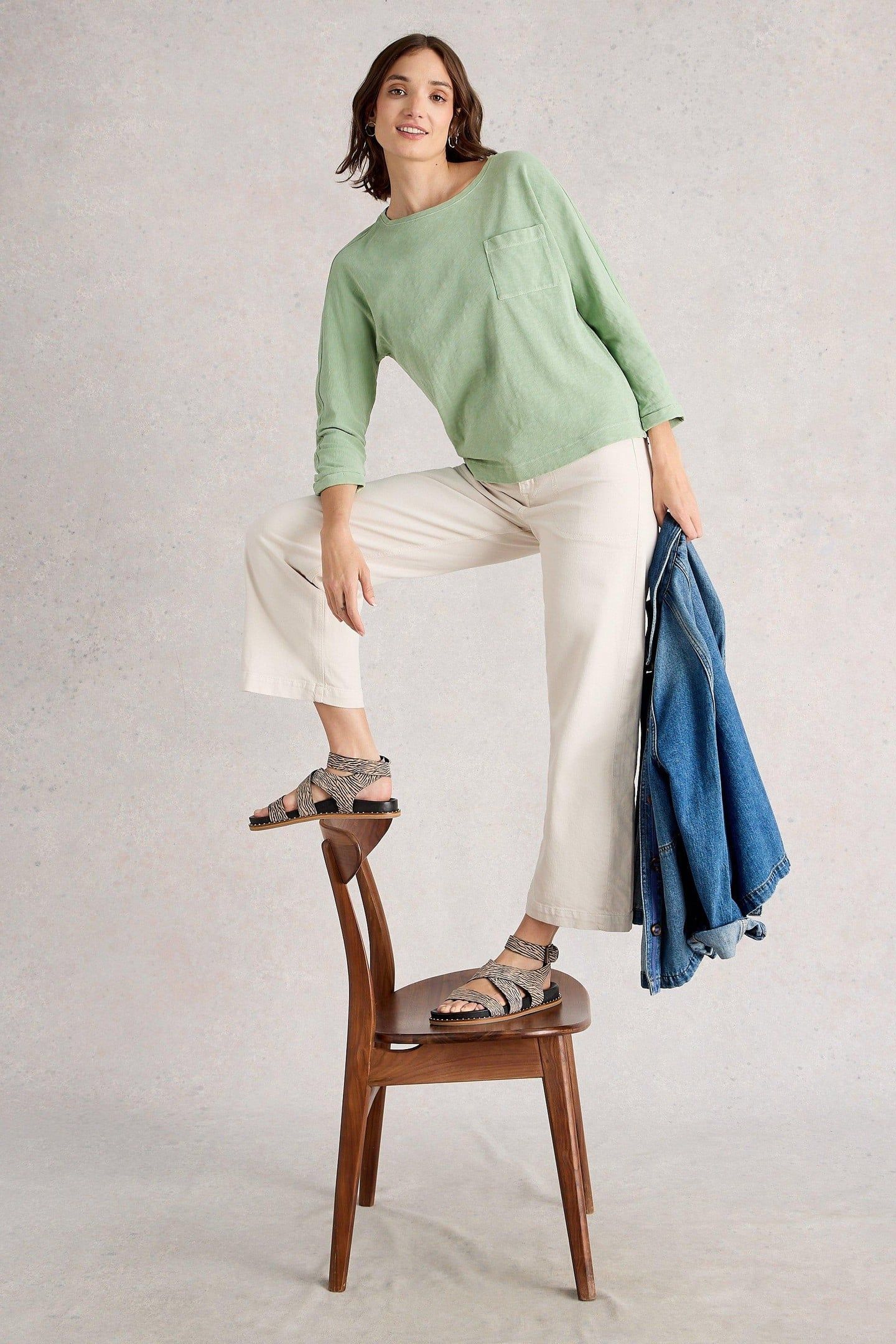 DEMI DOLMAN TOP MID GREEN 6