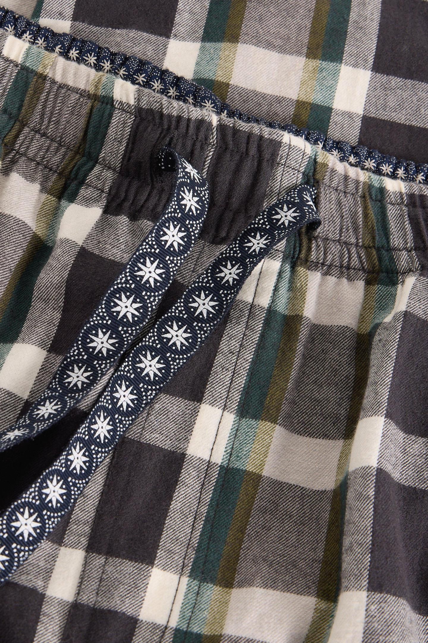 MOORLAND FLANNEL PJ TROUSER GREY MULTI 3