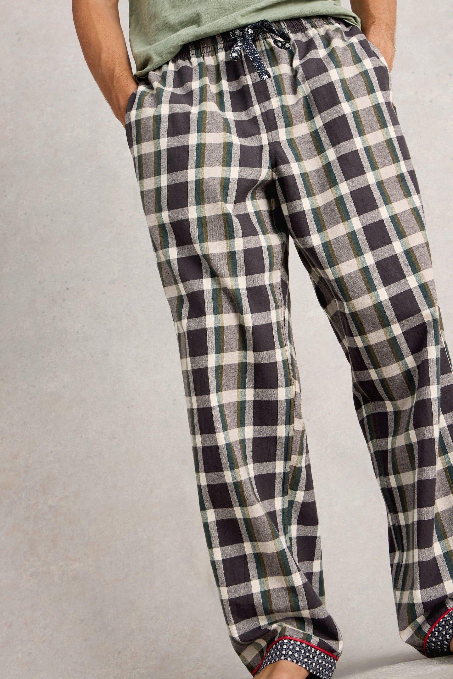 MOORLAND FLANNEL PJ TROUSER GREY MULTI 4