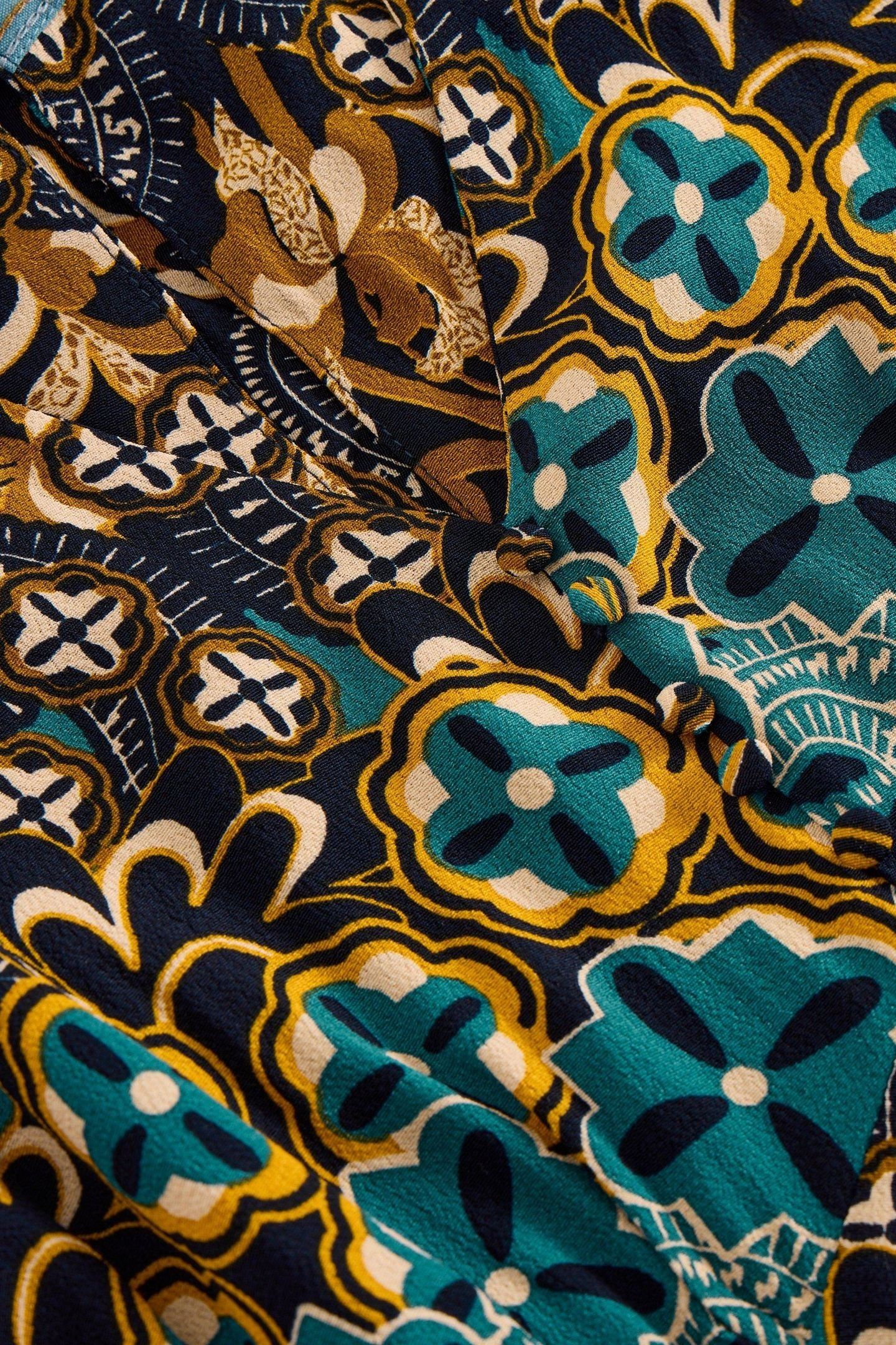 HOPE BIAS CUT DRESS NAVY MULTI 5