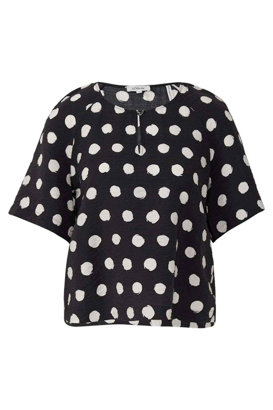 S.OLIVER BLOUSES BLACK 4