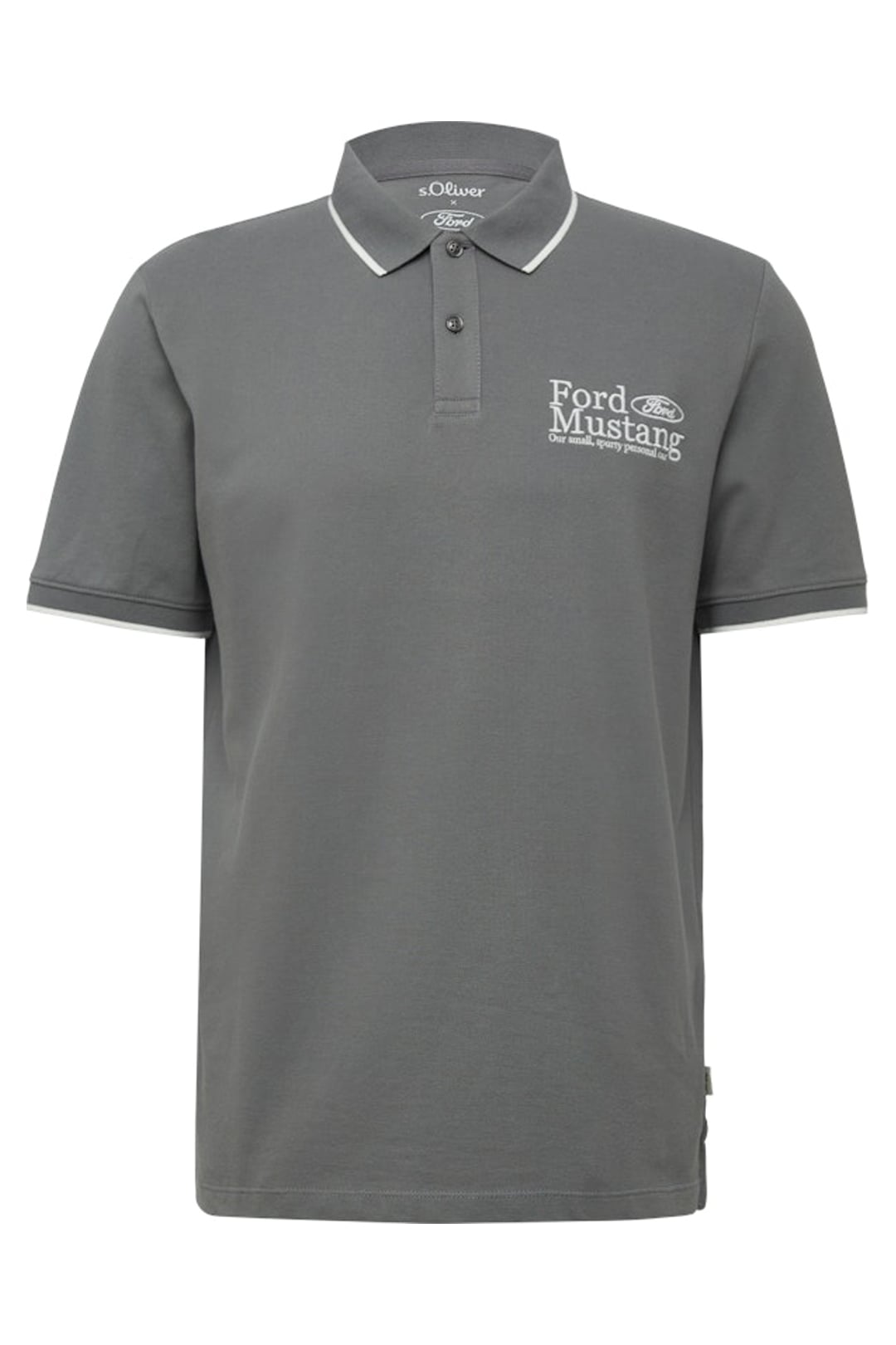 S.OLIVER POLOSHIRTS LIGHT GREY 4