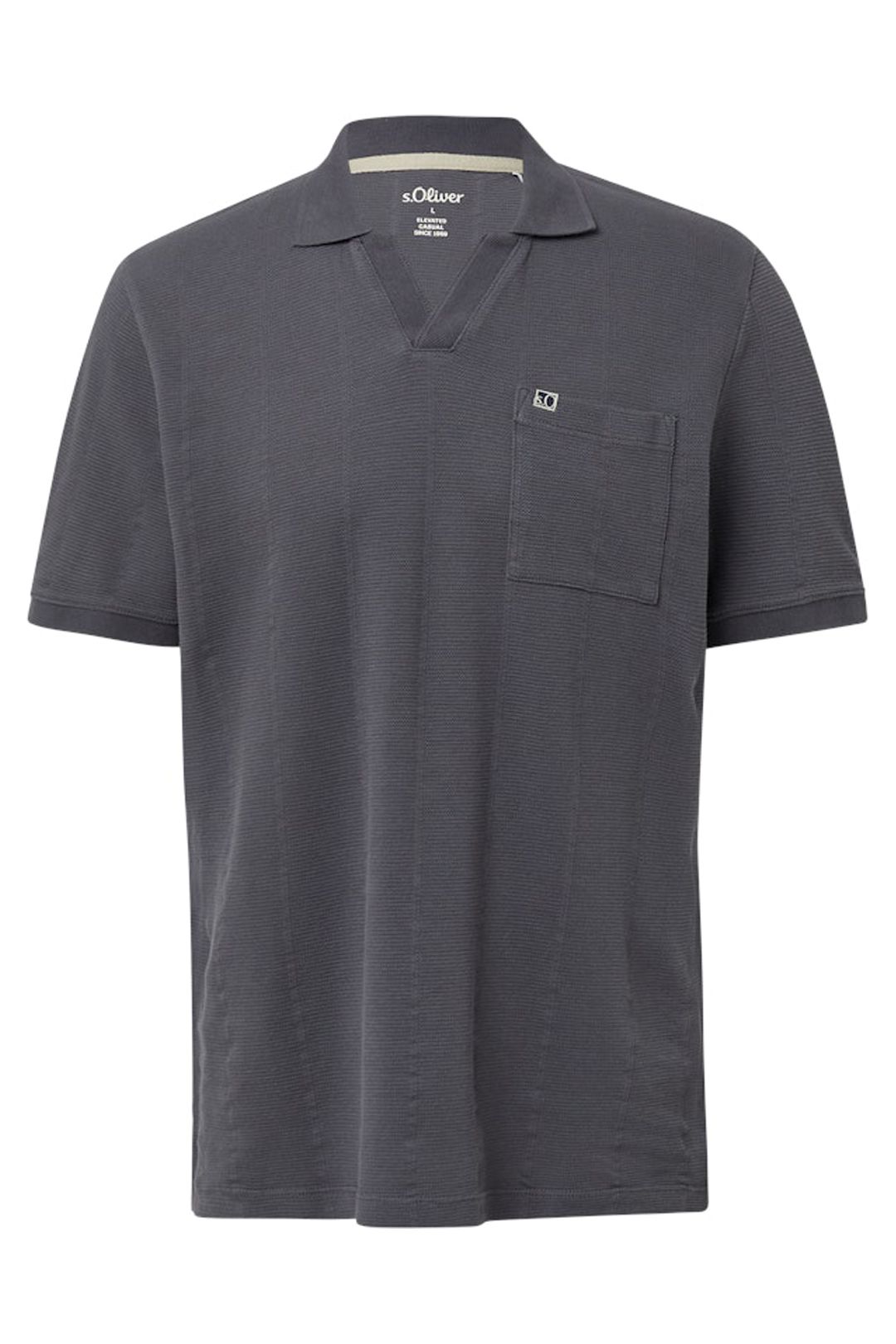 S.OLIVER POLOSHIRTS GREY/BLACK 4