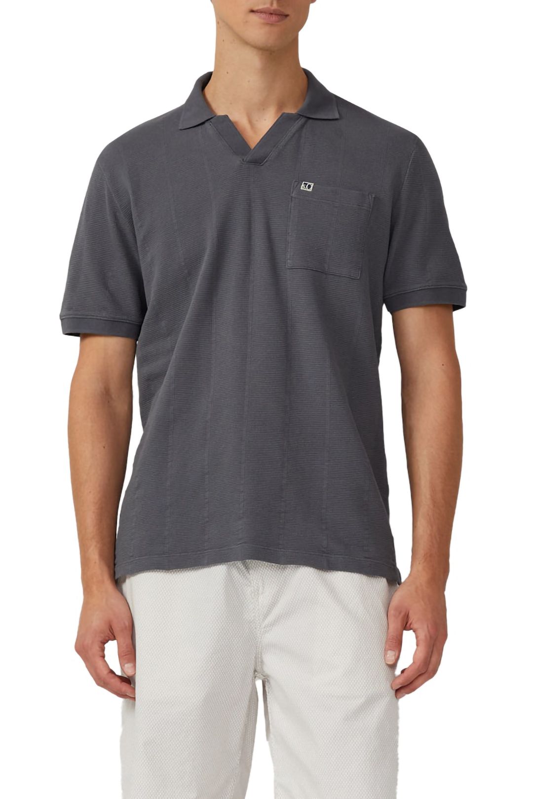 S.OLIVER POLOSHIRTS GREY/BLACK 1