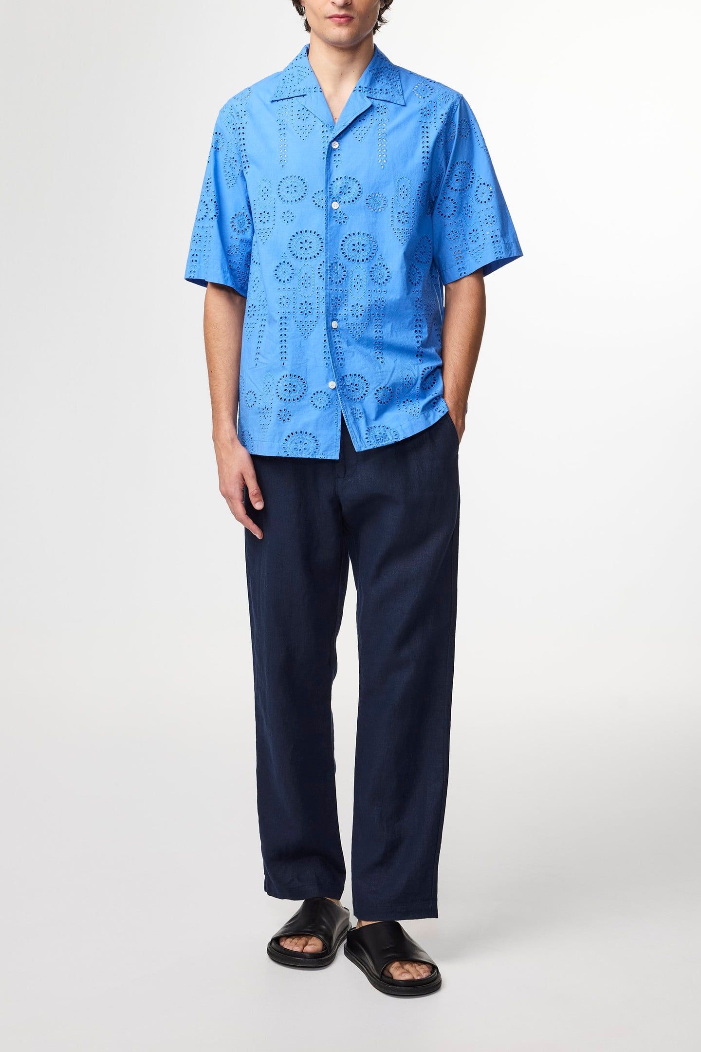BEN SHORT SLEEVE SHIRT BLUE QUARTZ 2