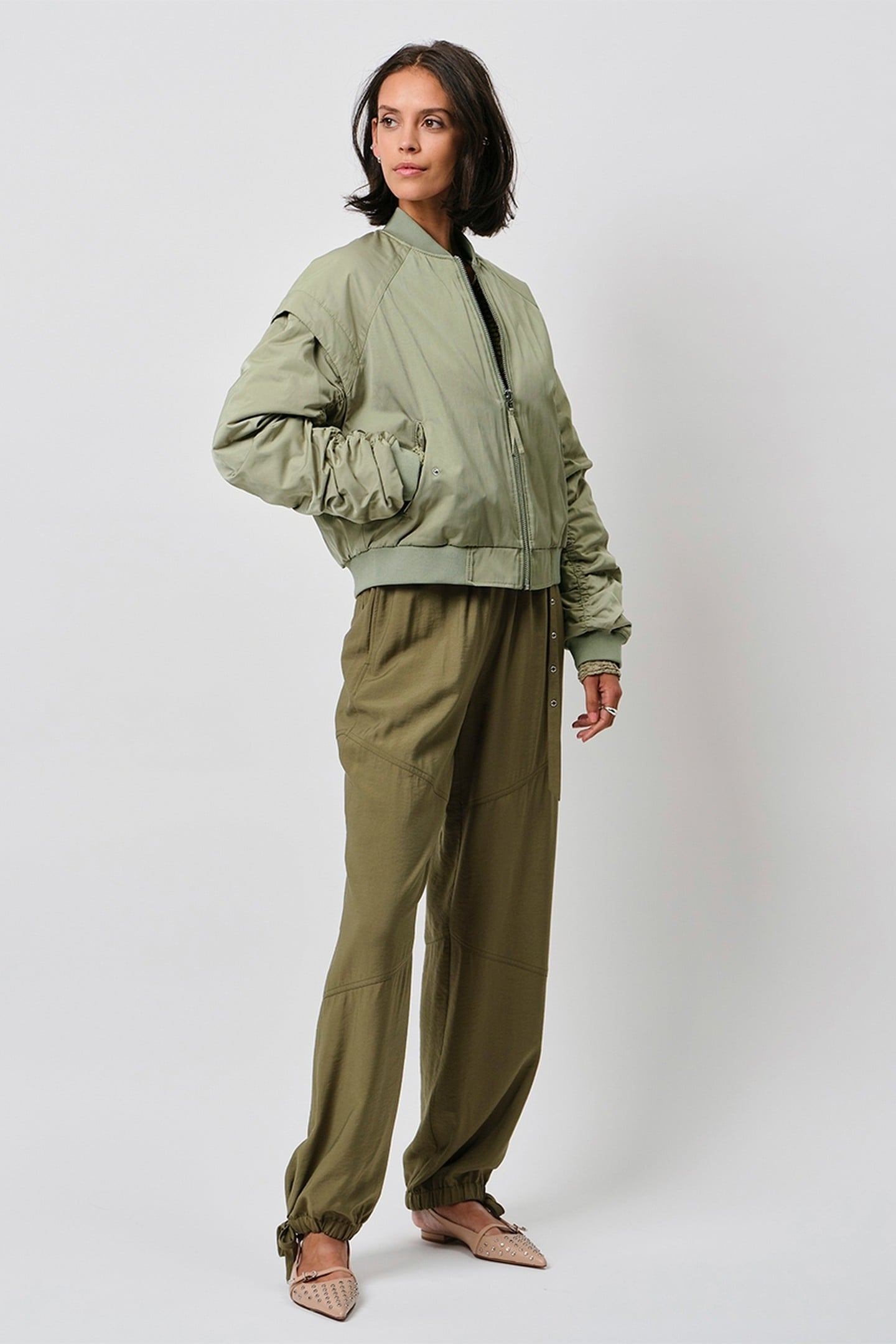 DANTE6-GUYTON DETACHABLE BOMBER JACKET SUNLIT GRASS 4