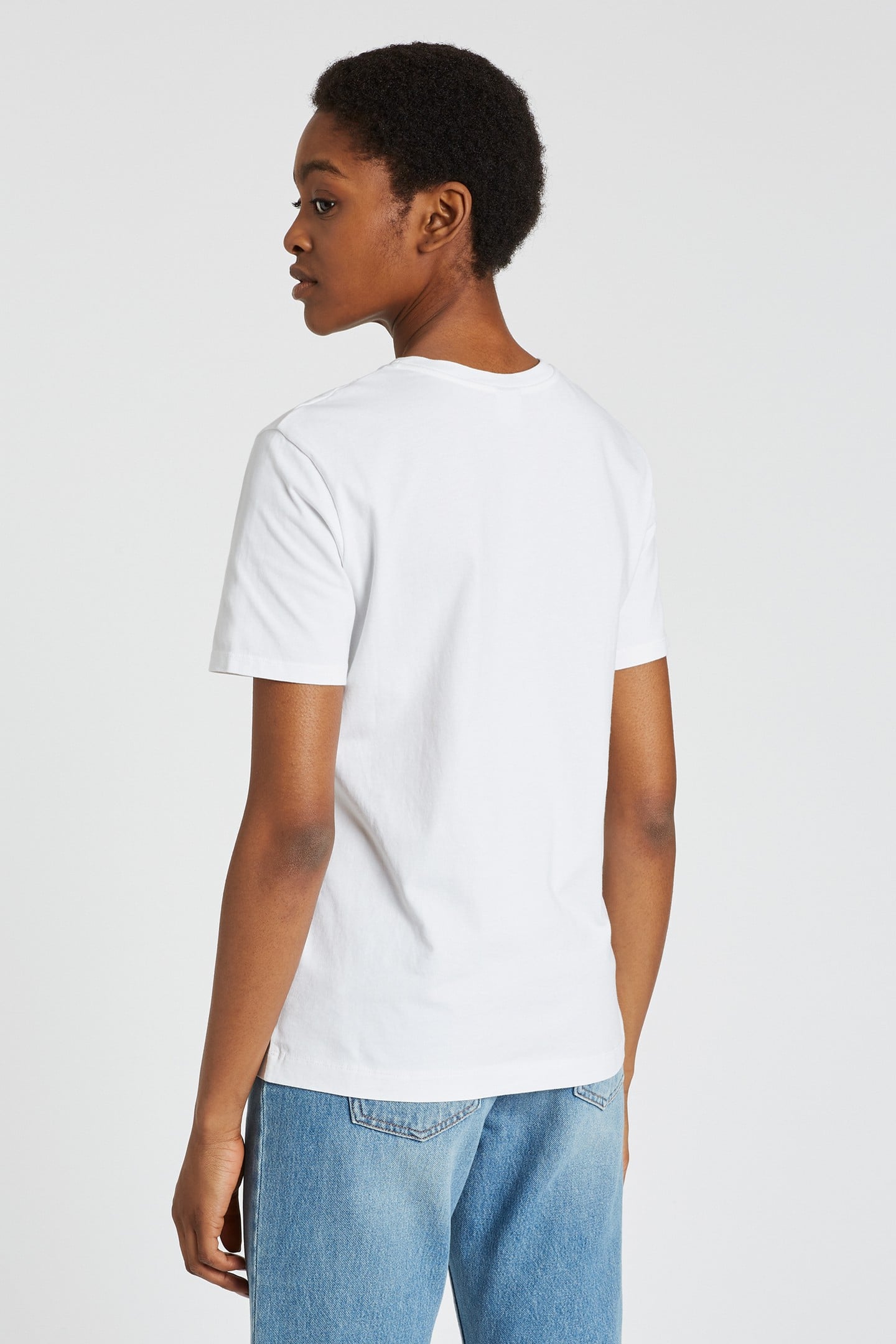 WOMENS PS HAPPY TSHIRT WHITE 2