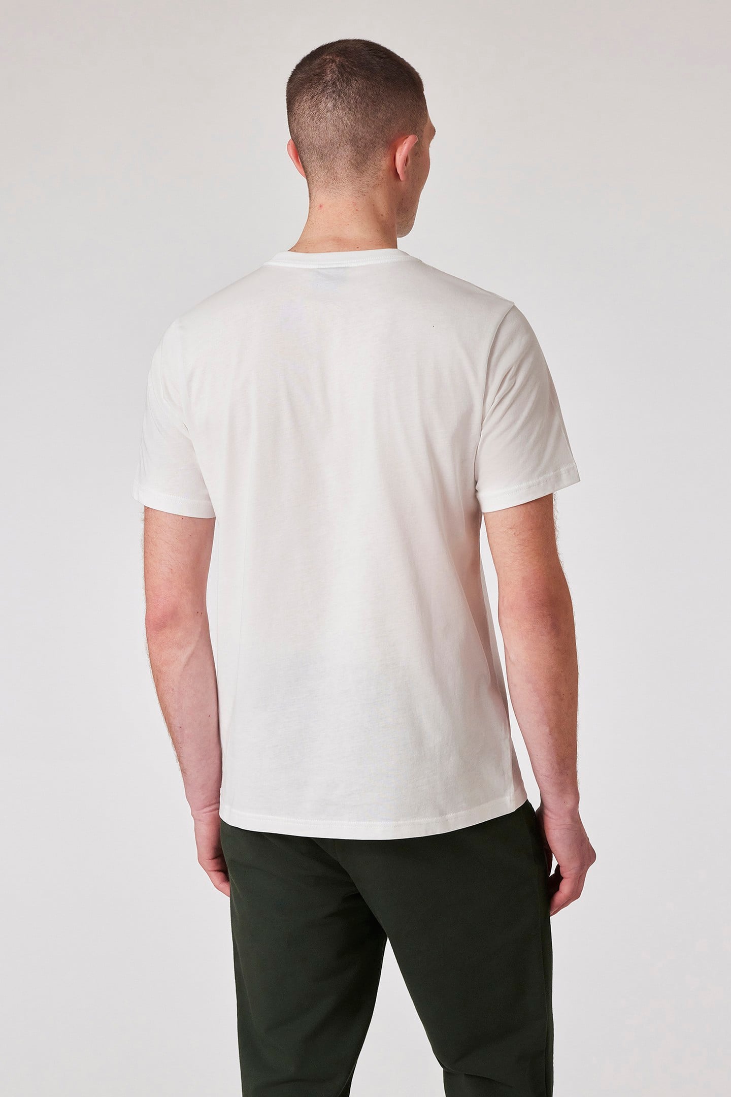 MENS REG FIT TSHIRT 4 MONKIES WHITE 2