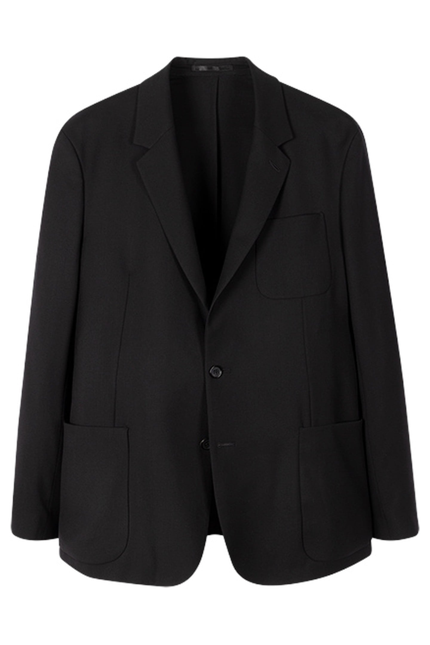 MENS 2 BTN PATCH POCKET JACKET BLACK 4