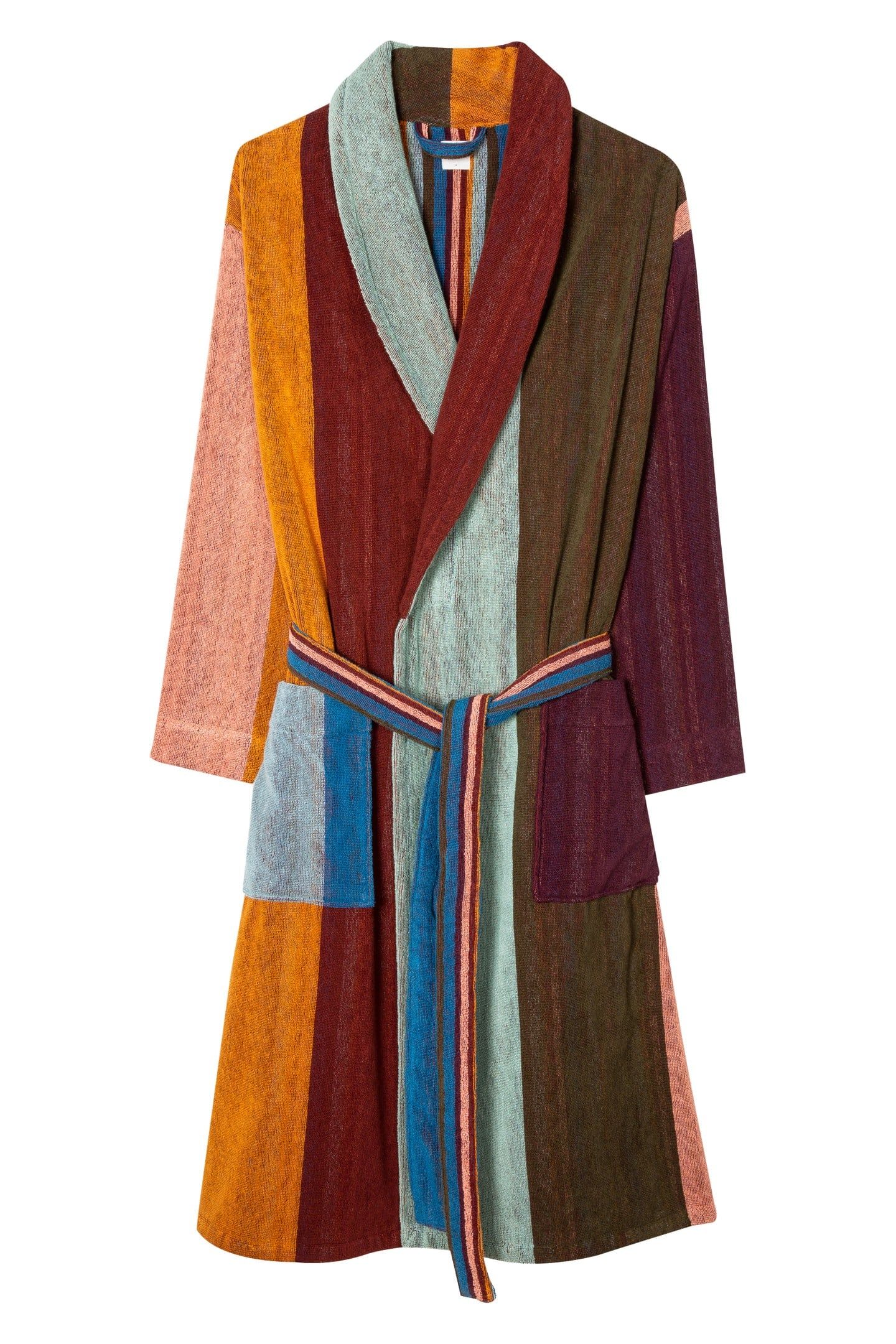 MEN ROBE ARTIST ALLOVER ARTIST STRIPE 4