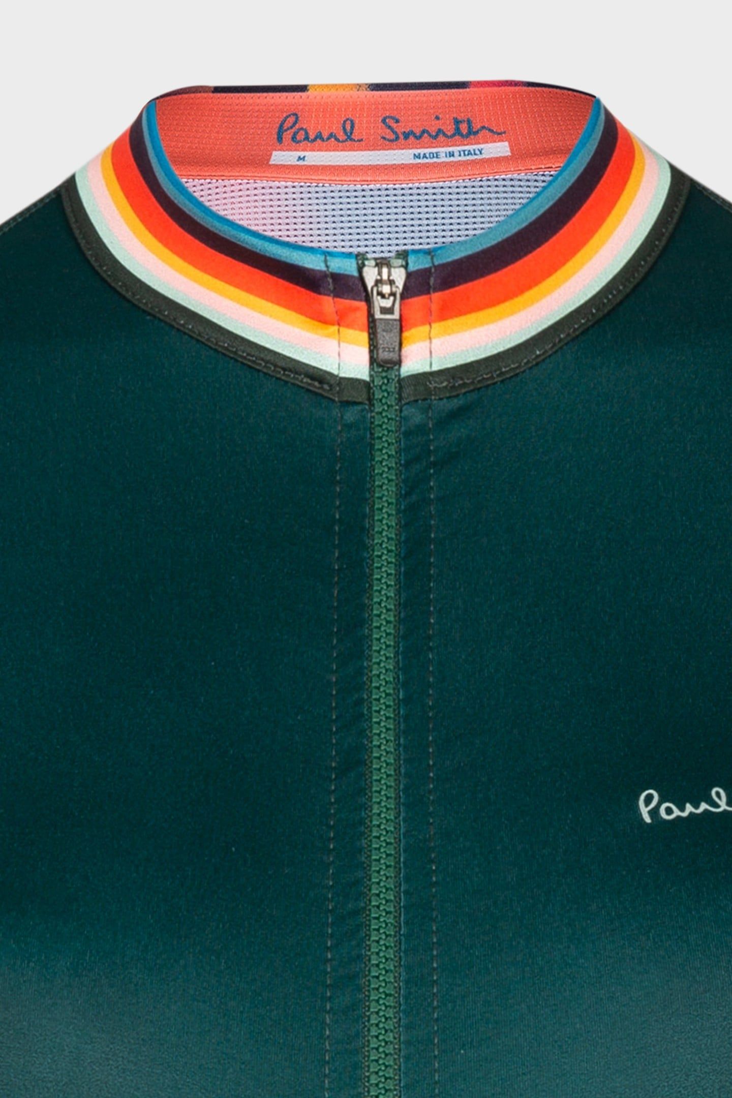 WOMENS CYCLE JERSEY L/S ARTIST STRIPE VERY DARK GREEN 8
