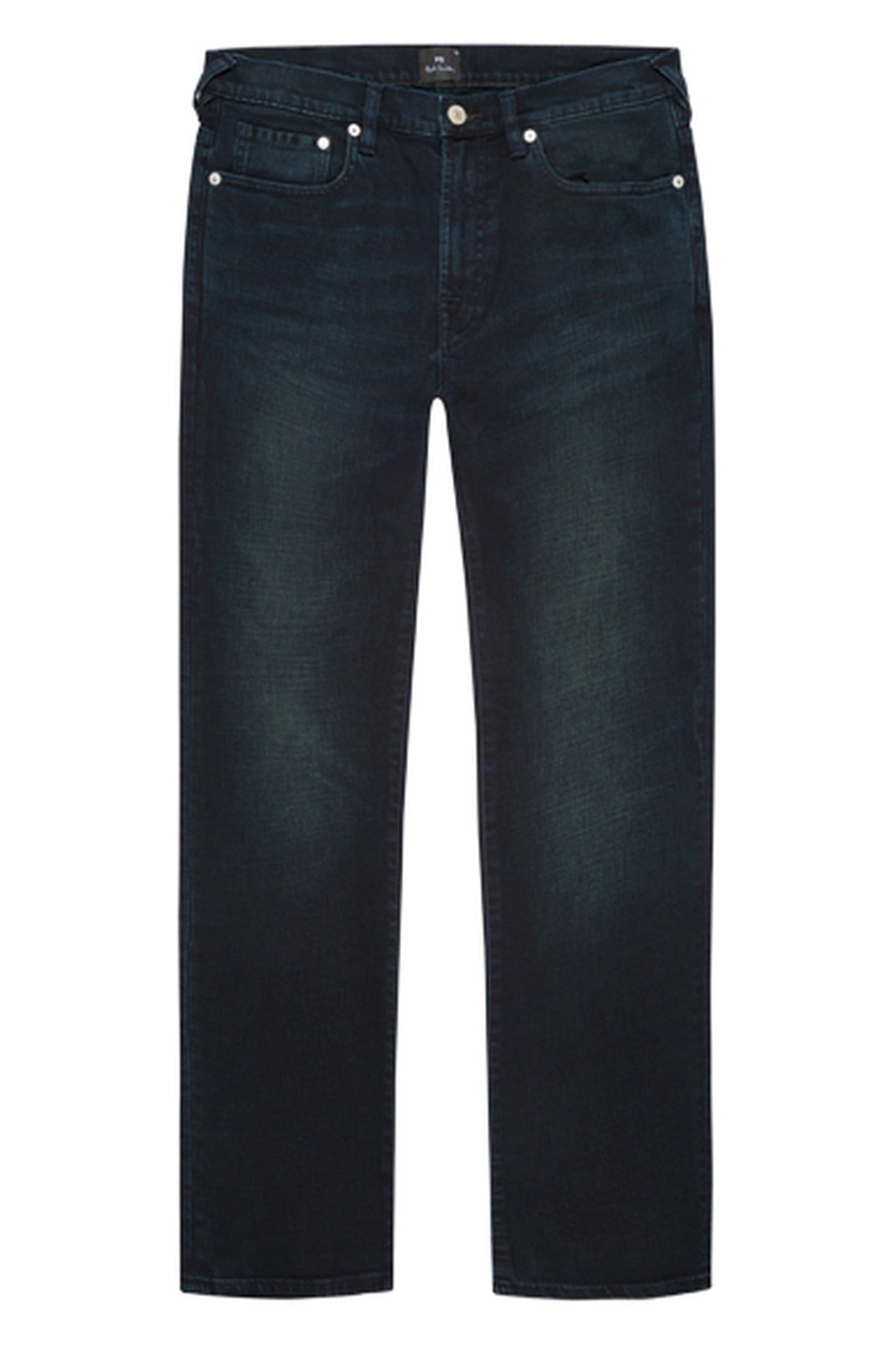 MENS SLIM STANDARD FIT JEAN OVER DYED NAVY + WASH 4