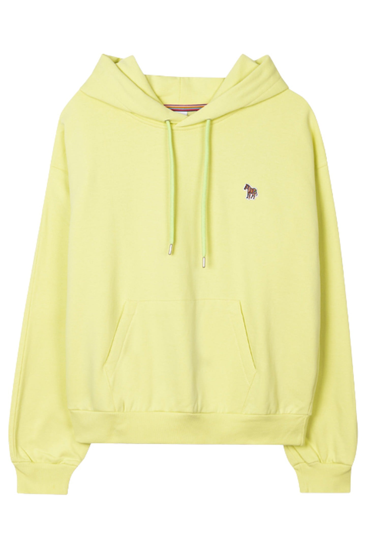 WOMENS ZEBRA HOODY YELLOW 4