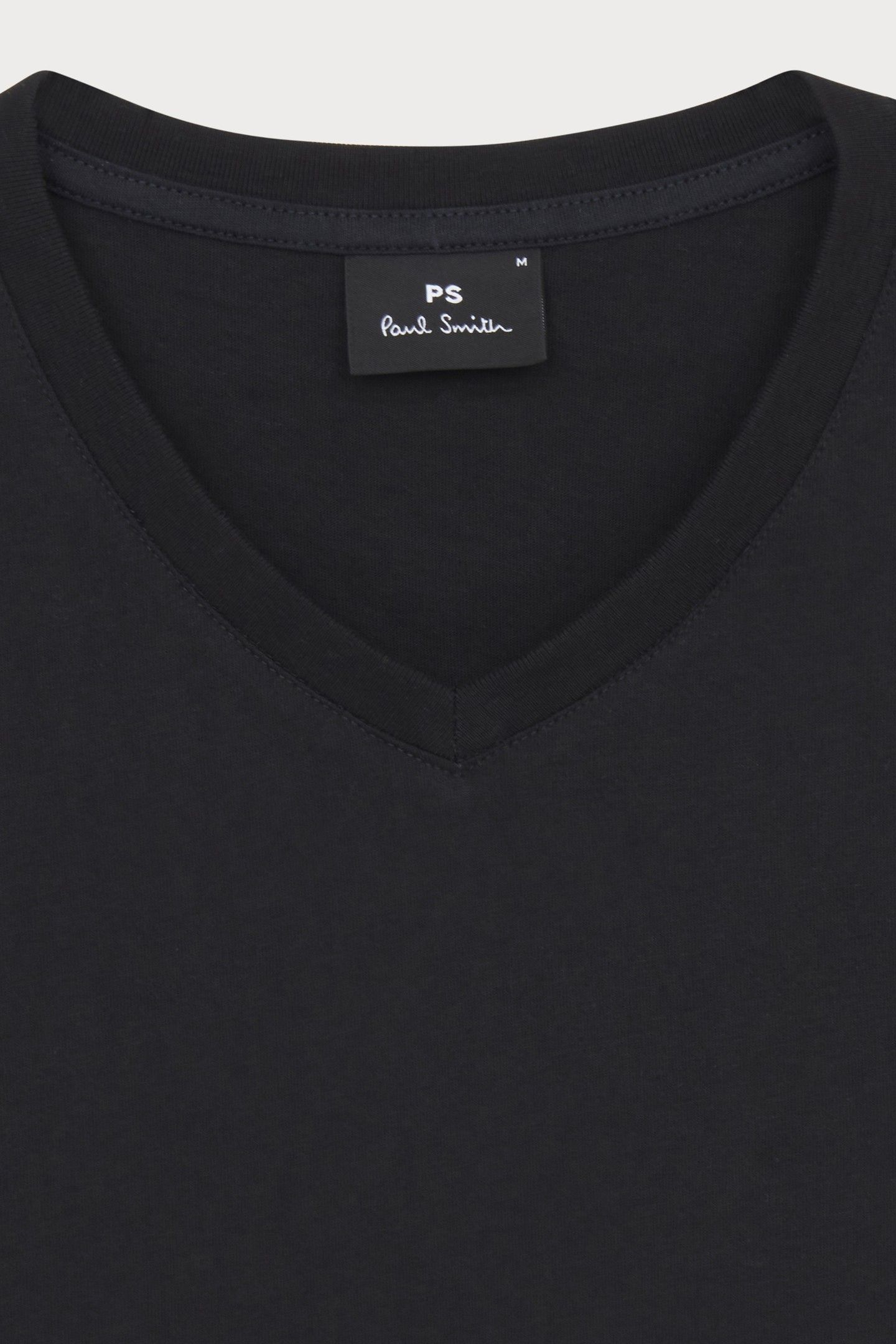MENS SS VN TSHIRT ZEBRA BADGE BLACK 10