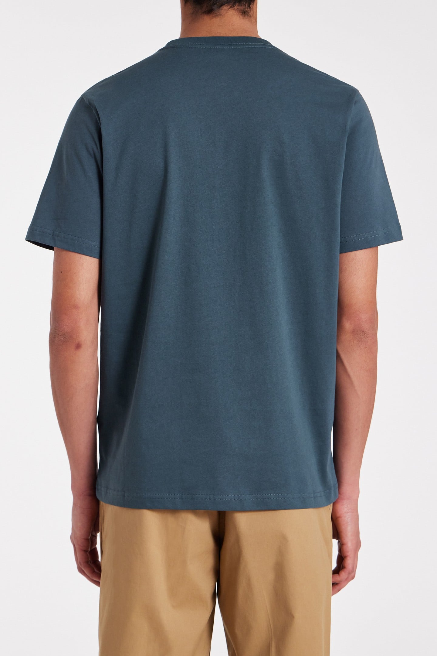 MENS SS REG FIT TSHIRT ZEBRA BADGE INDIGO 2